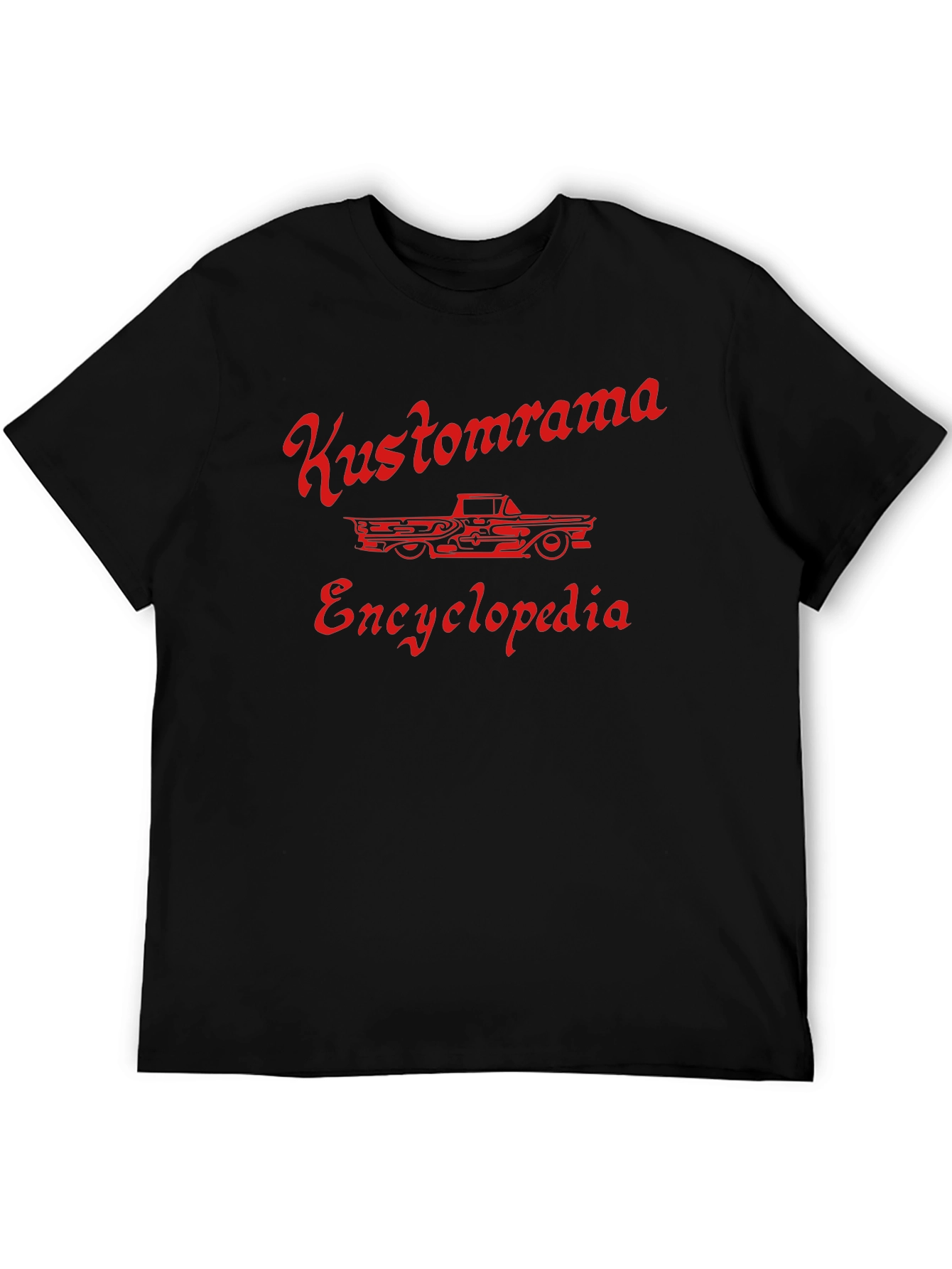 Kustomrama Encyclopedia Black T-Shirt