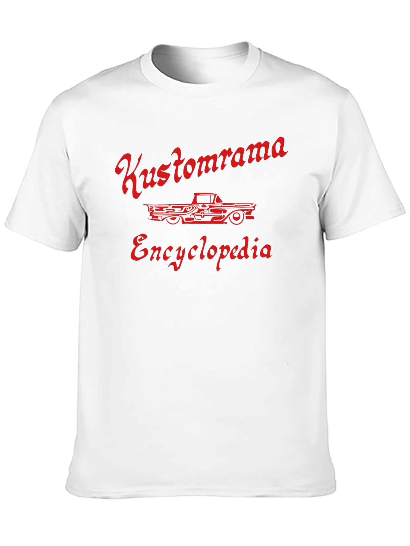 Kustomrama Encyclopedia Black T-Shirt