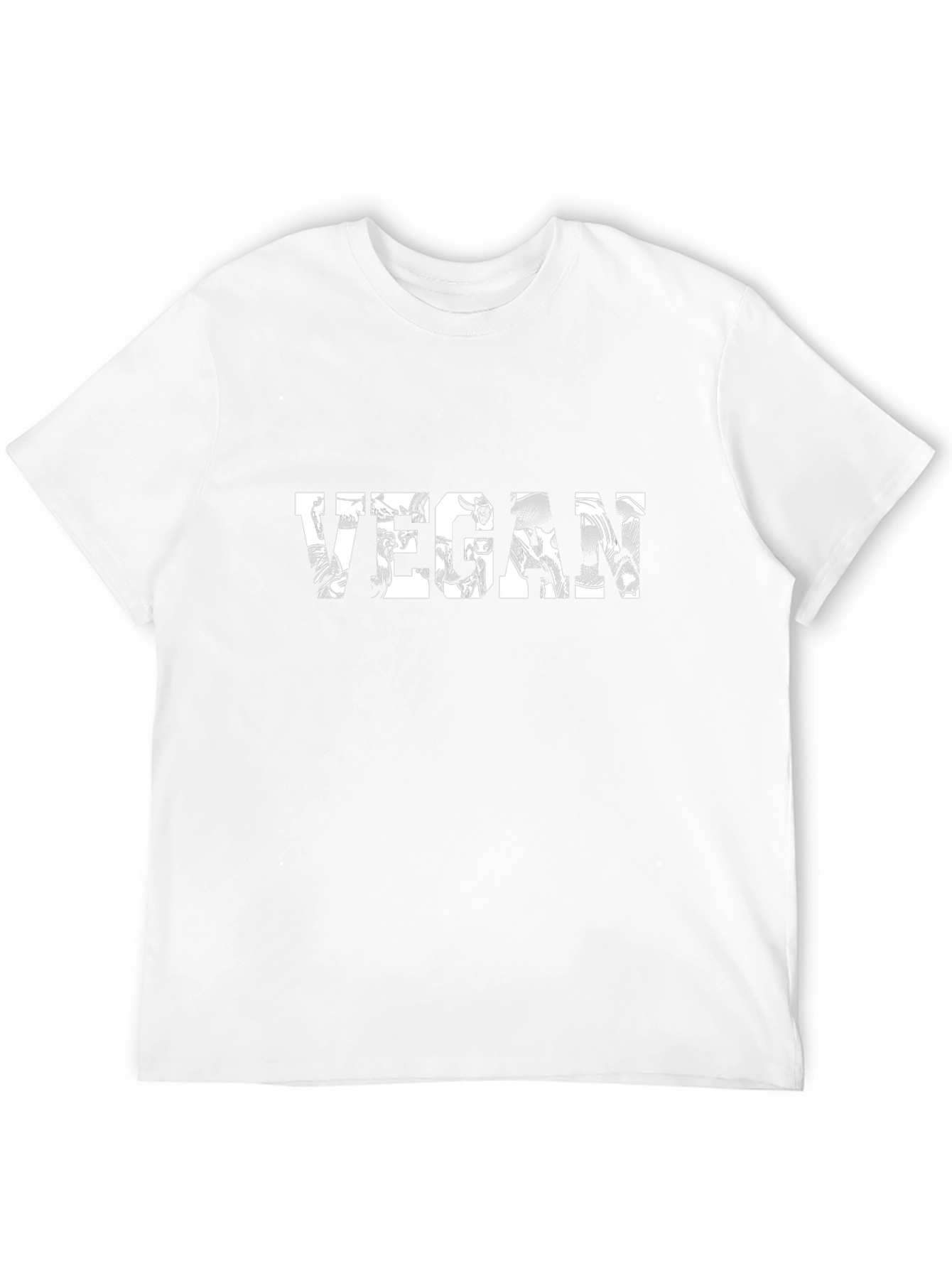 Vegan Graphic Tee - Black Animal Rights