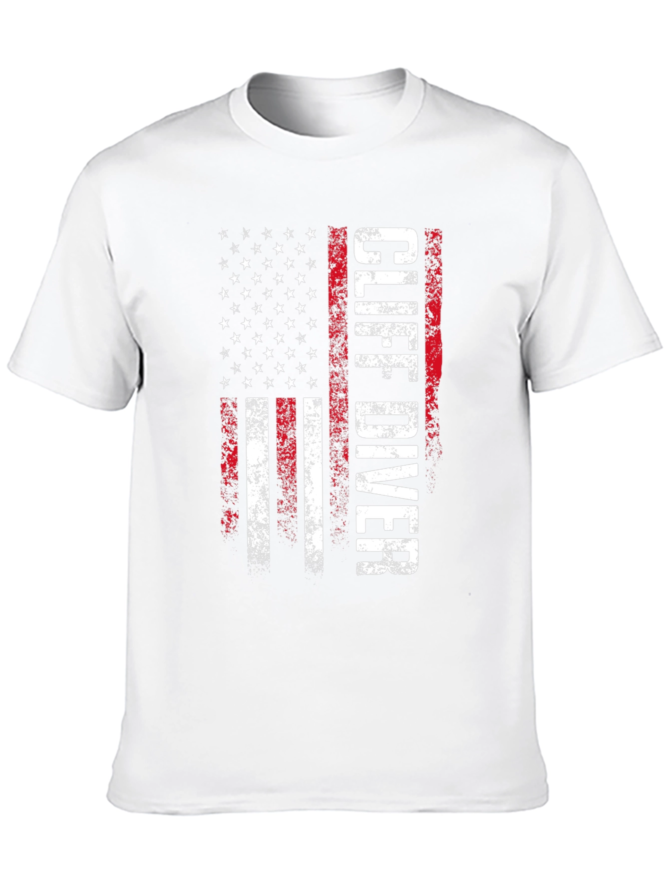 Cliff Diver American Flag T-Shirt