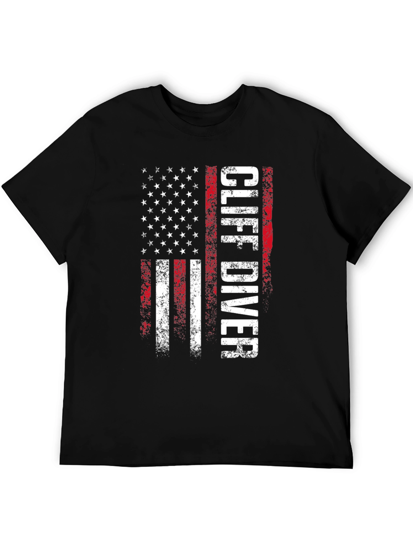 Cliff Diver American Flag T-Shirt