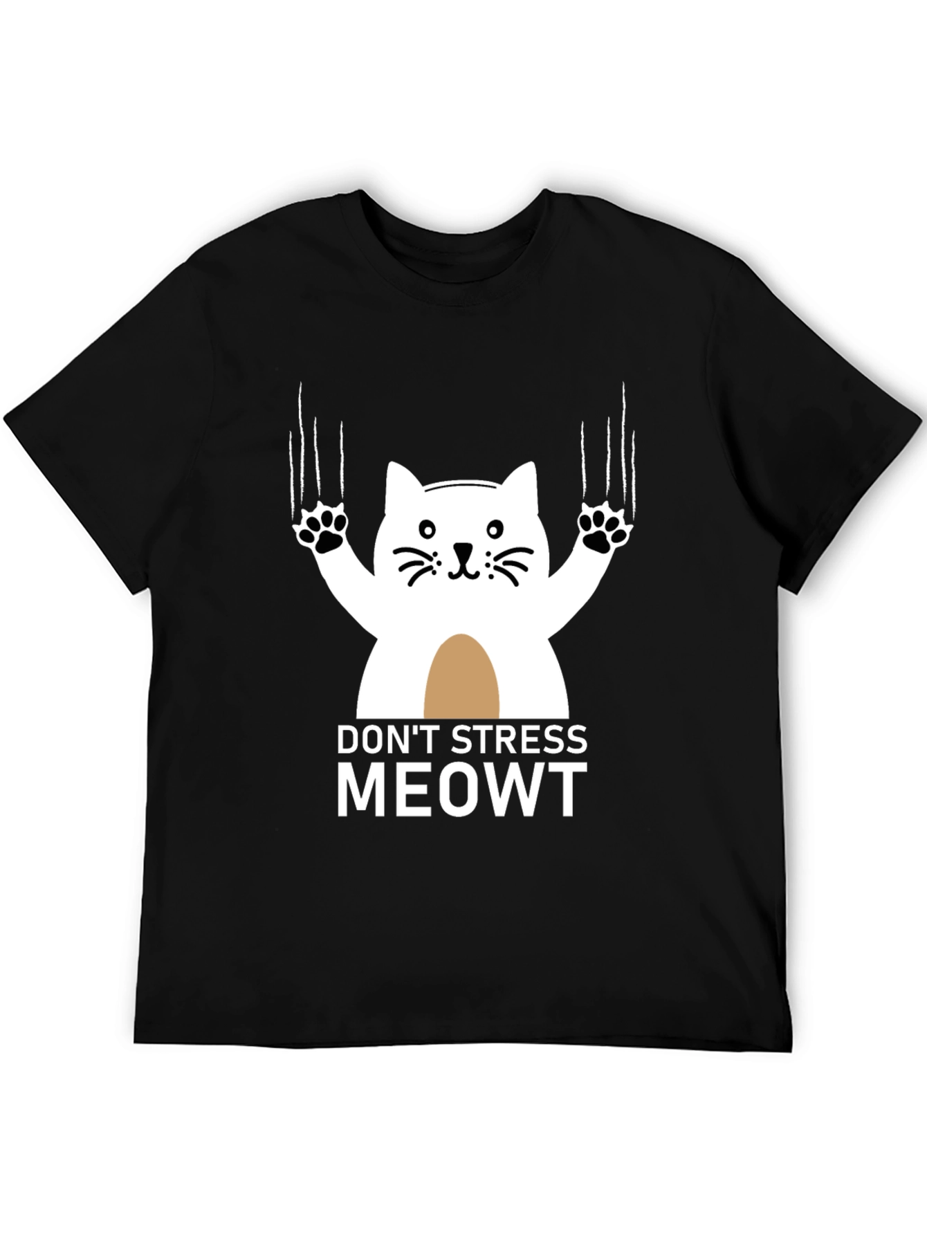 Dont Stress Meowt Graphic T-Shirt