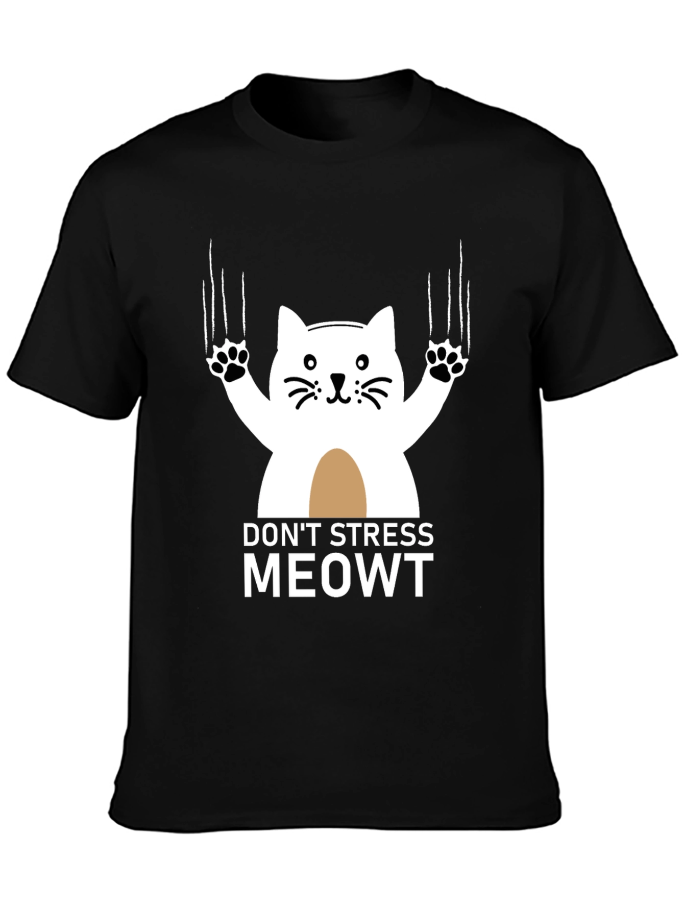 Dont Stress Meowt Graphic T-Shirt