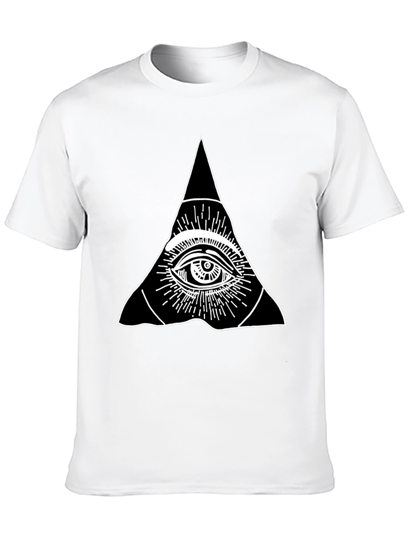 All Seeing Eye T-Shirt - Illuminati Pyramid Graphic Tee