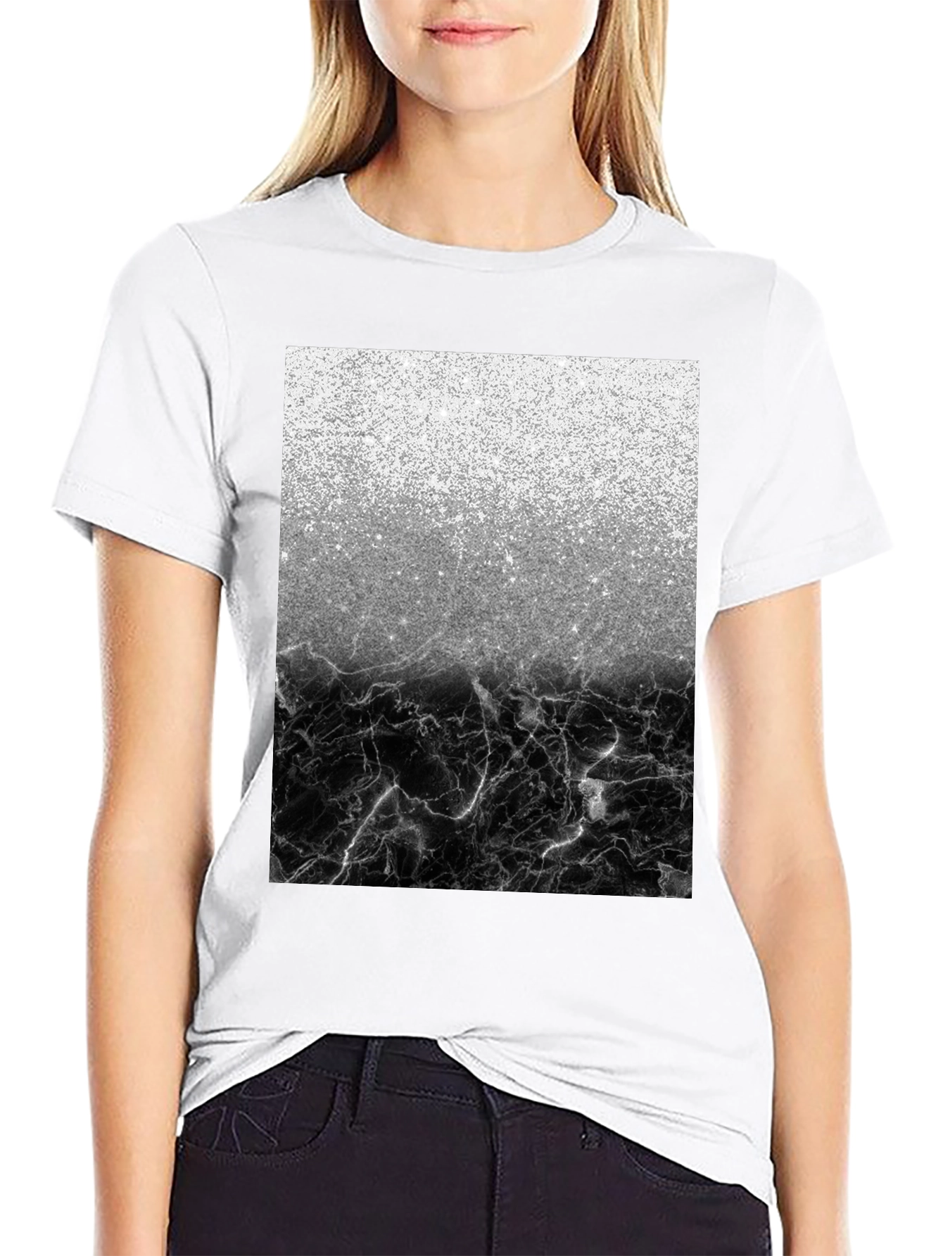 Sparkle & Marble Graphic Tee