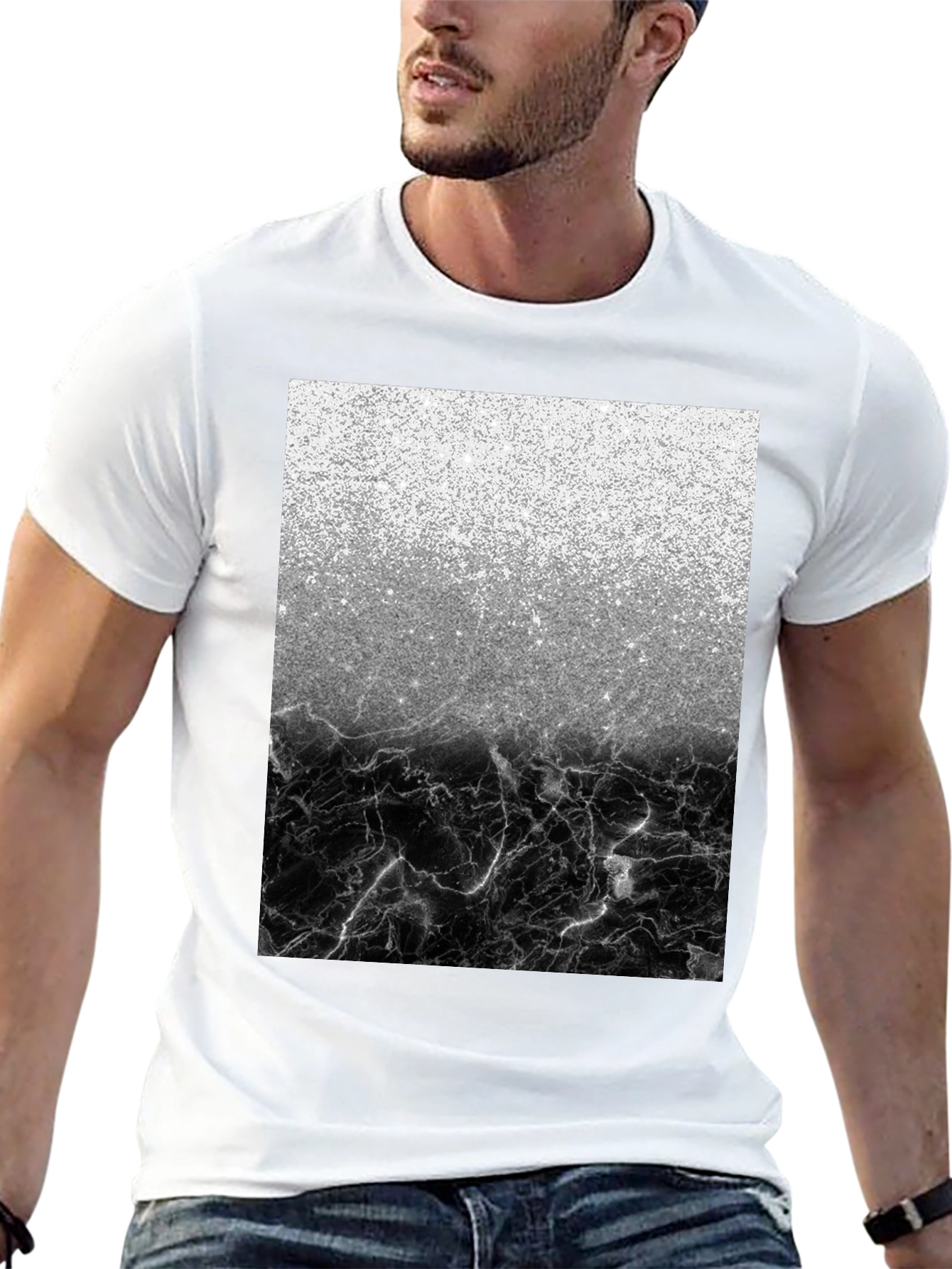 Sparkle & Marble Graphic Tee