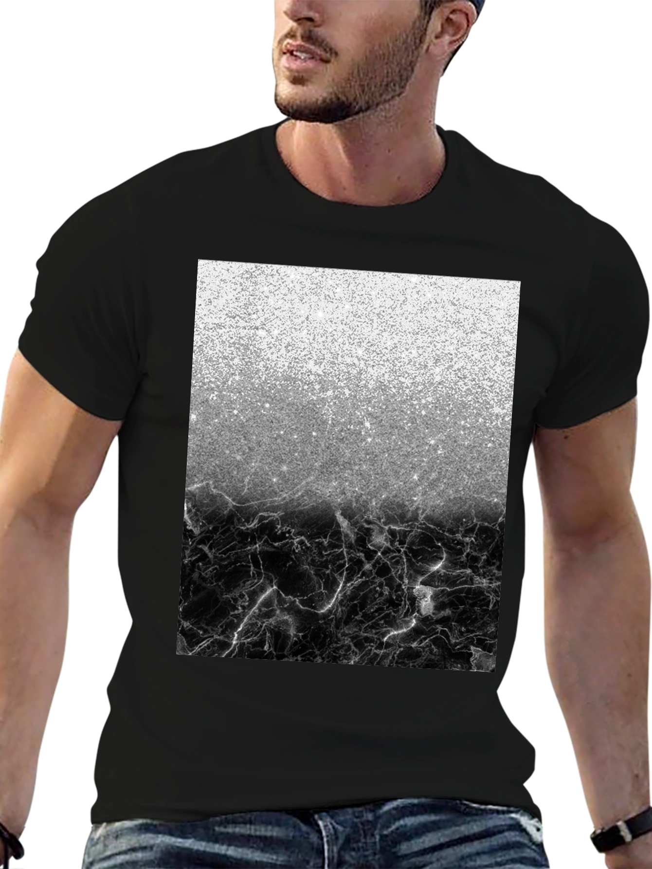 Sparkle & Marble Graphic Tee