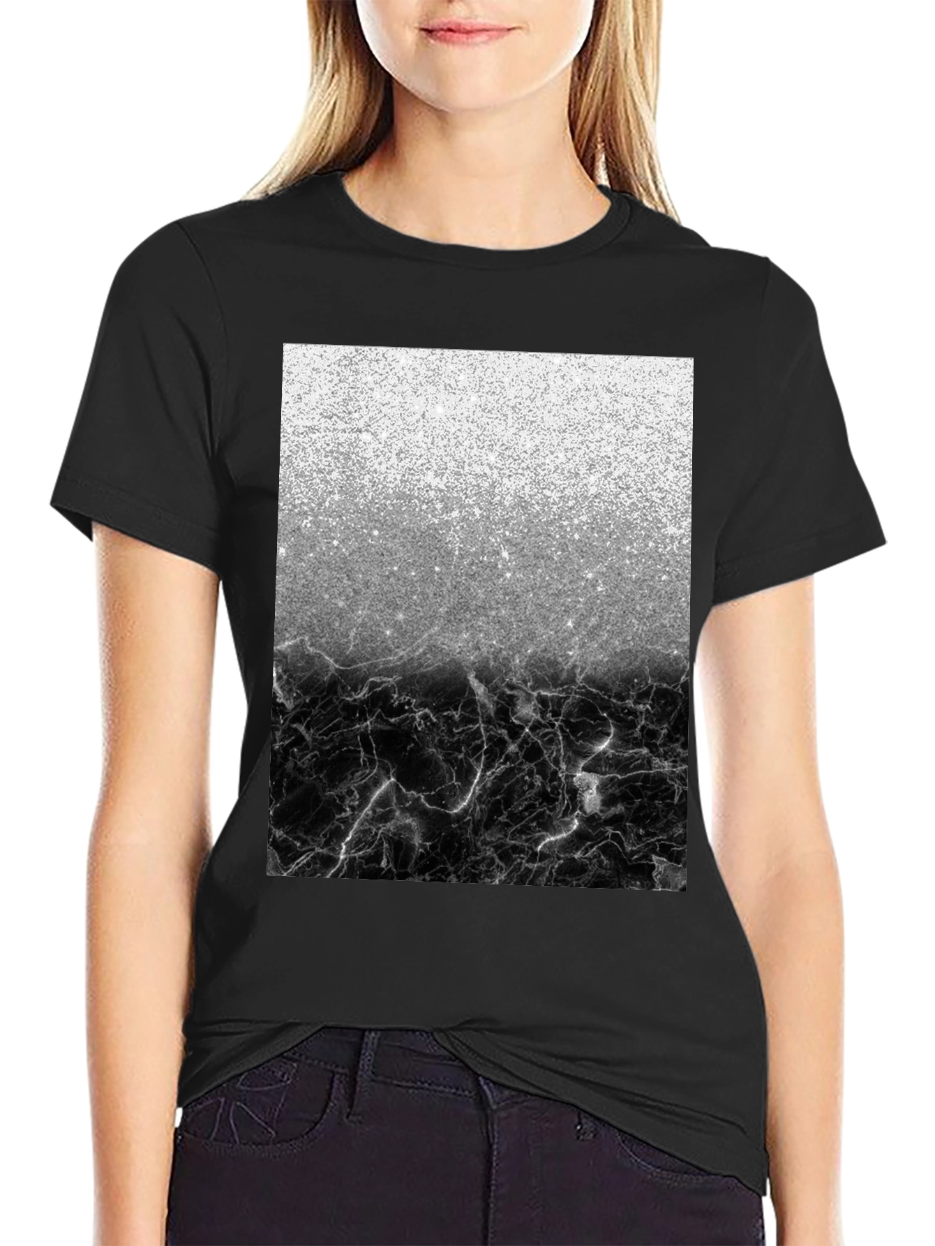 Sparkle & Marble Graphic Tee
