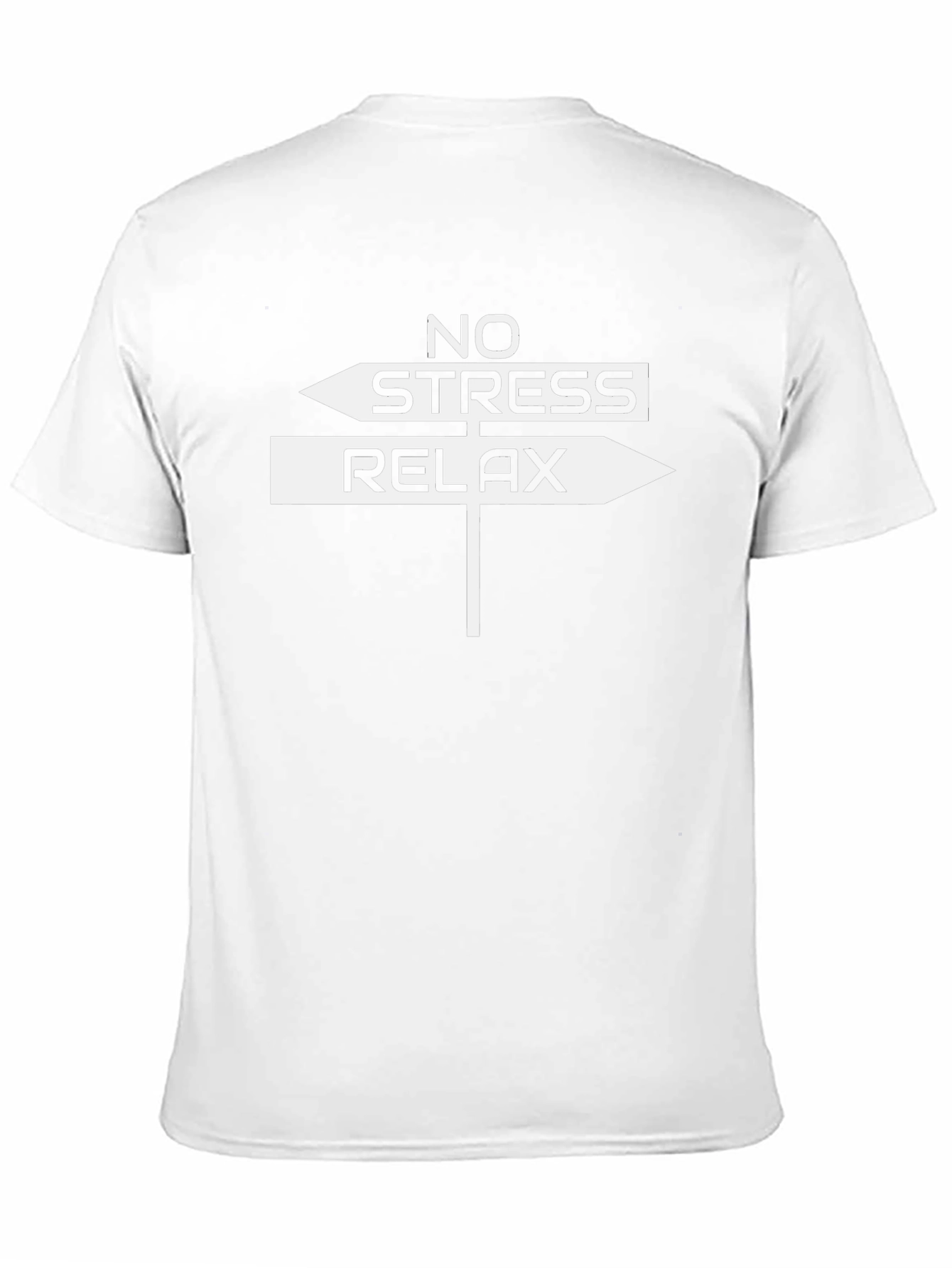 Relax T-Shirt - No Stress Directional Sign Tee