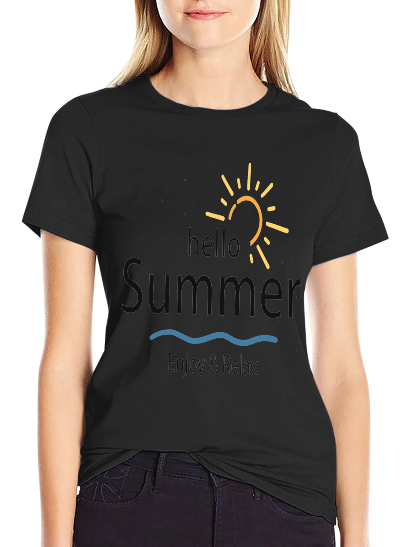 Hello Summer Graphic T-Shirt