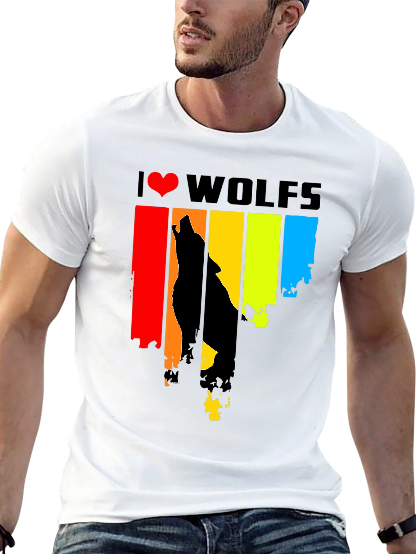 I Heart Wolves Graphic Tee