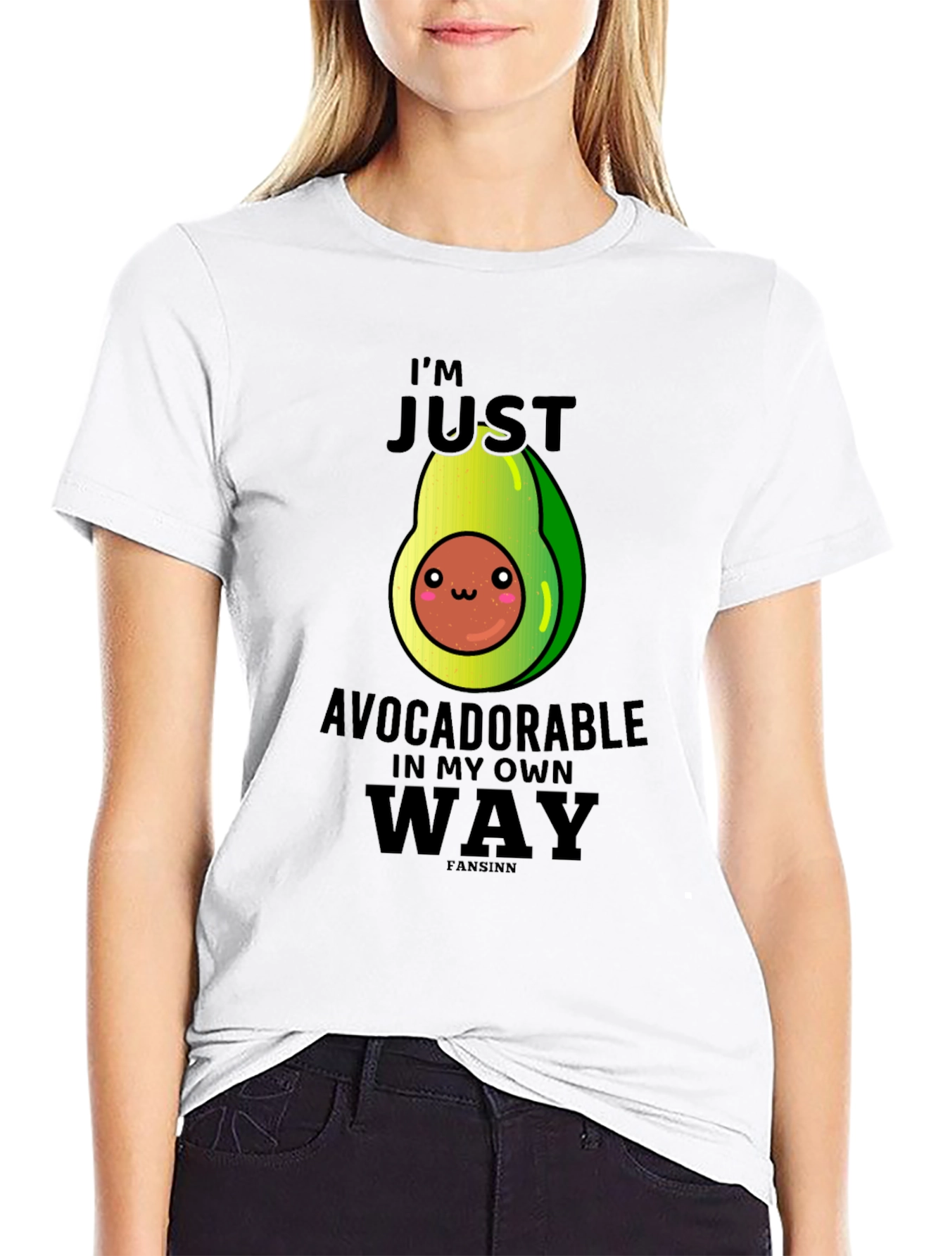 Avocado Pun T-Shirt - Im Avocadorable!