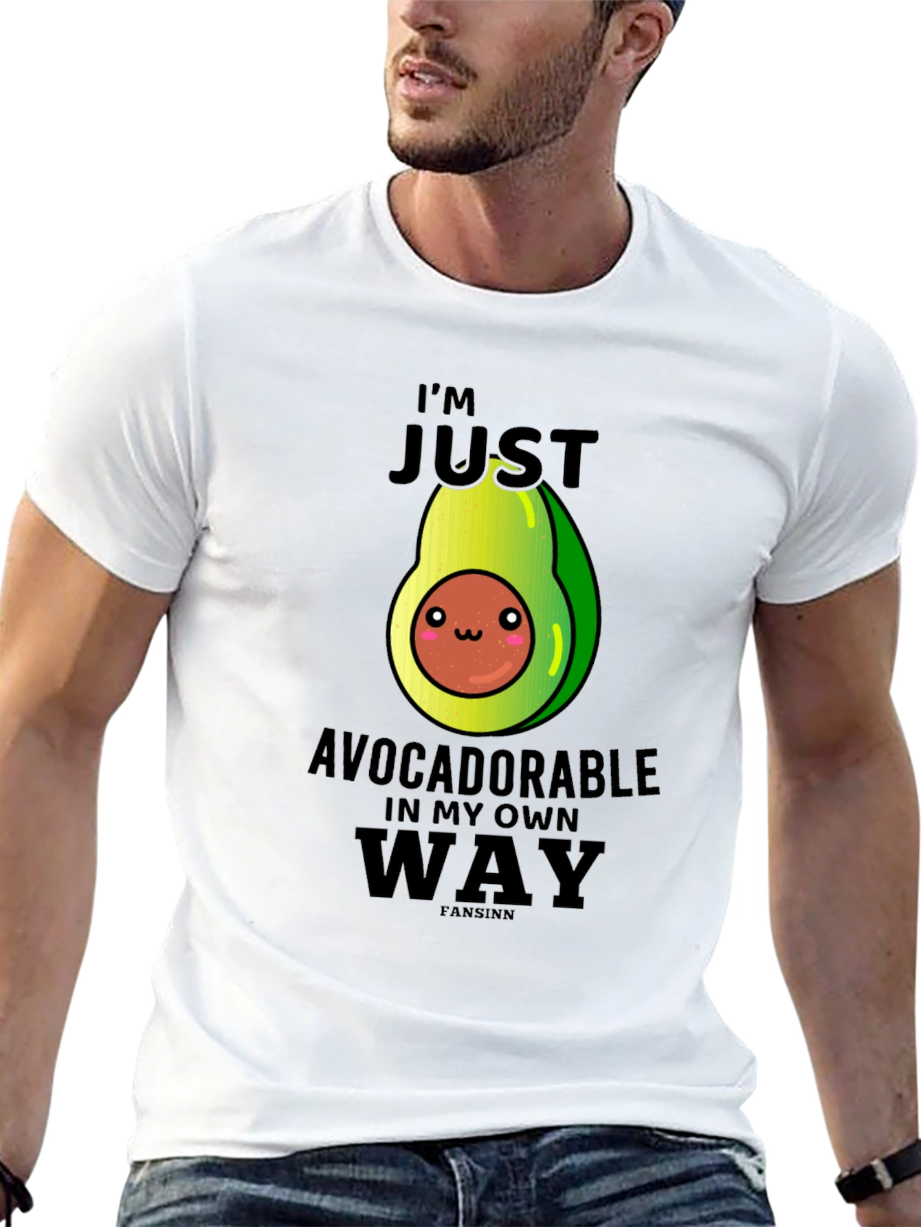 Avocado Pun T-Shirt - Im Avocadorable!