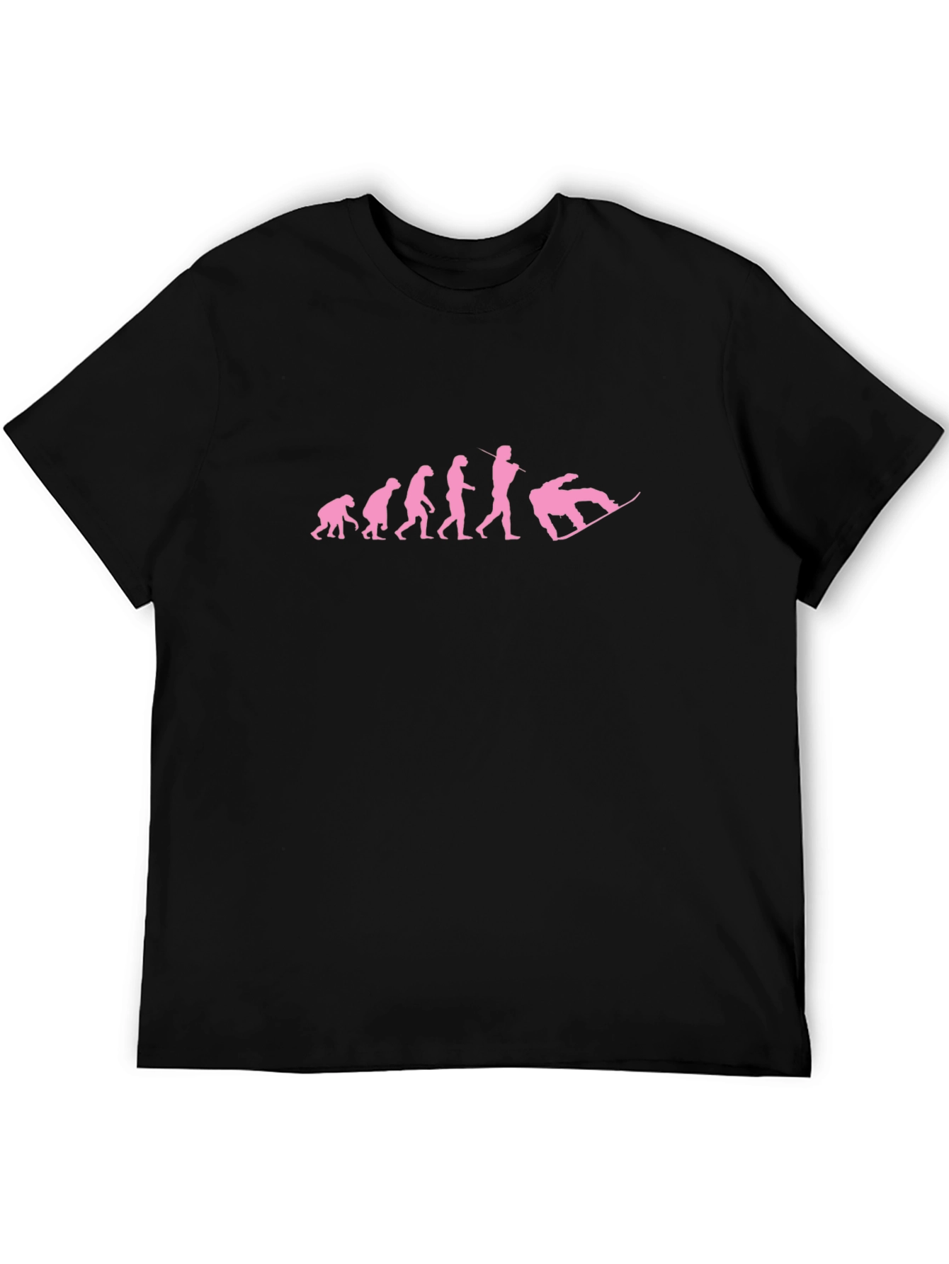 Snowboard Evolution Graphic Tee - Black