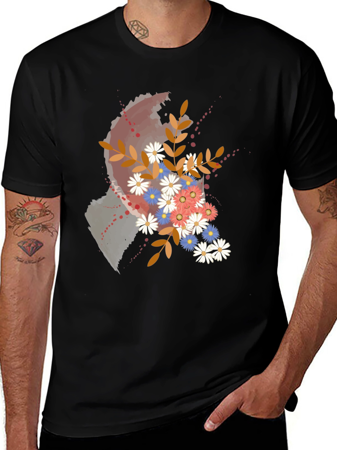 Floral Graphic Print T-Shirt