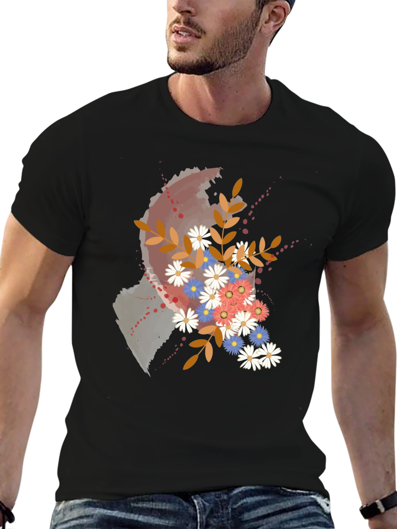 Floral Graphic Print T-Shirt