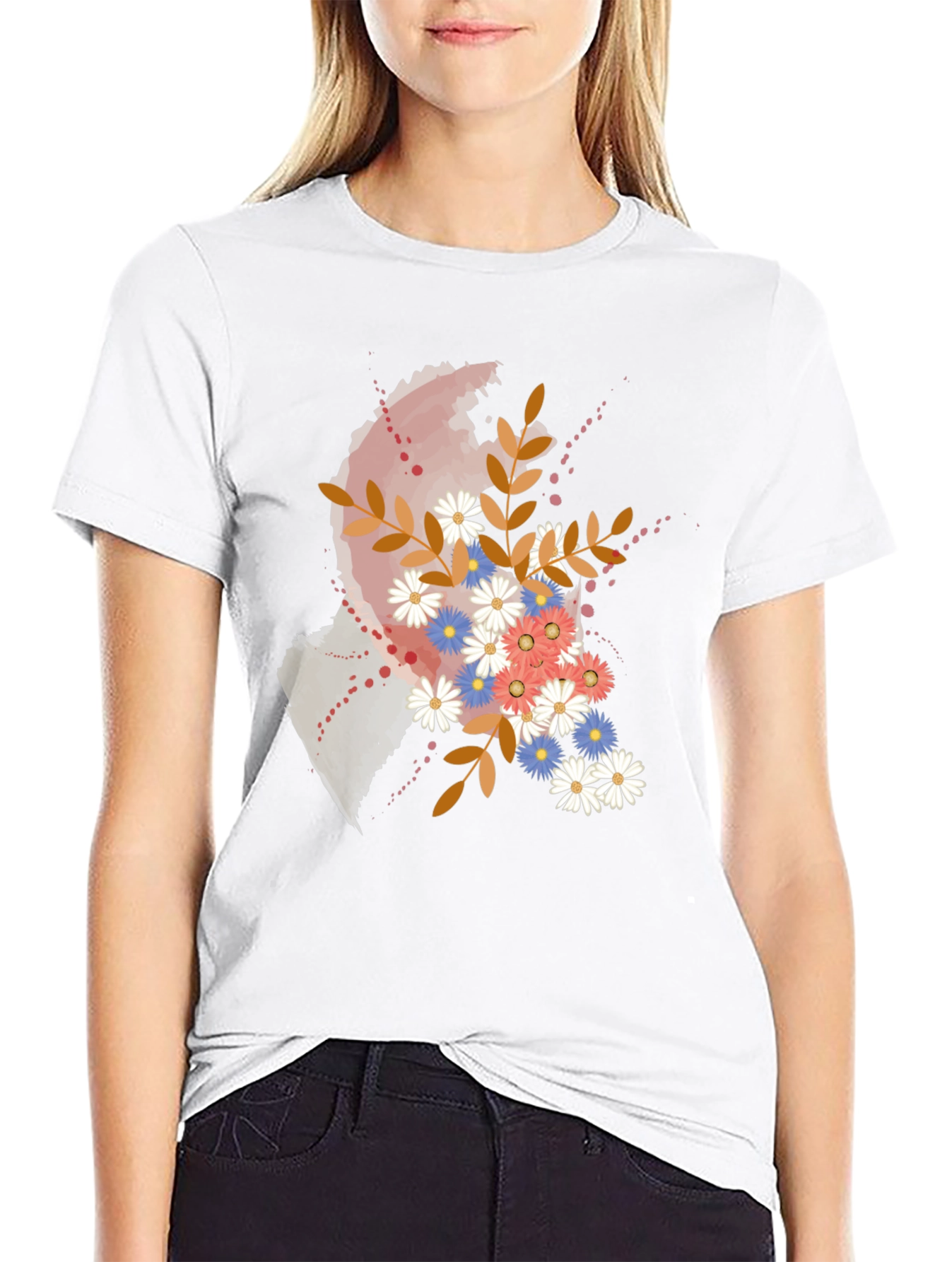 Floral Graphic Print T-Shirt