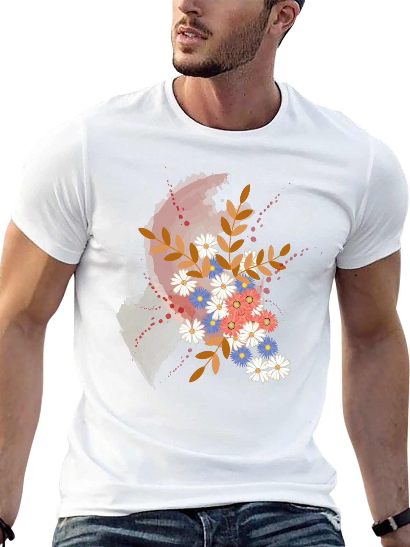 Floral Graphic Print T-Shirt