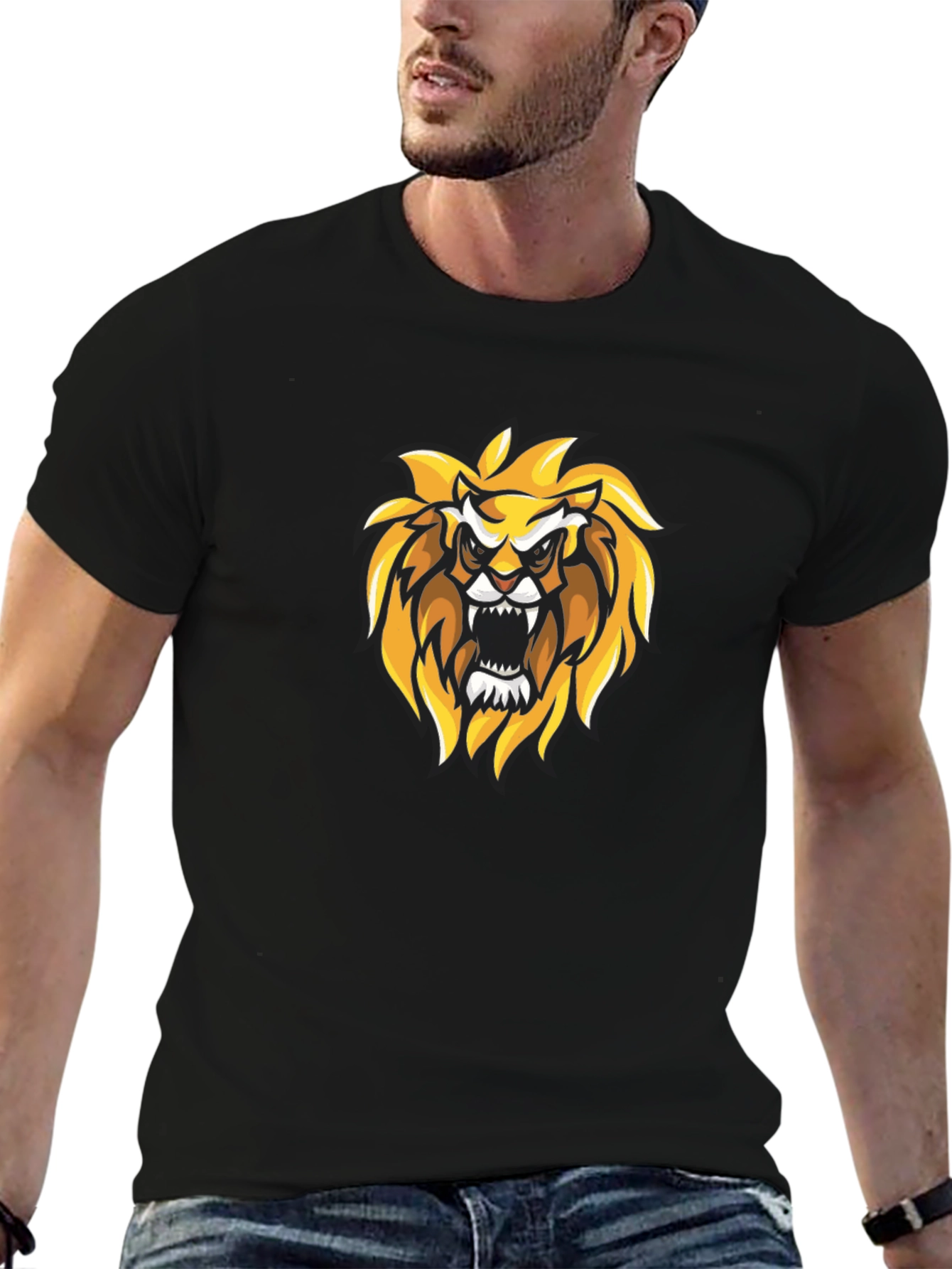 Roaring Lion Graphic Tee - Black