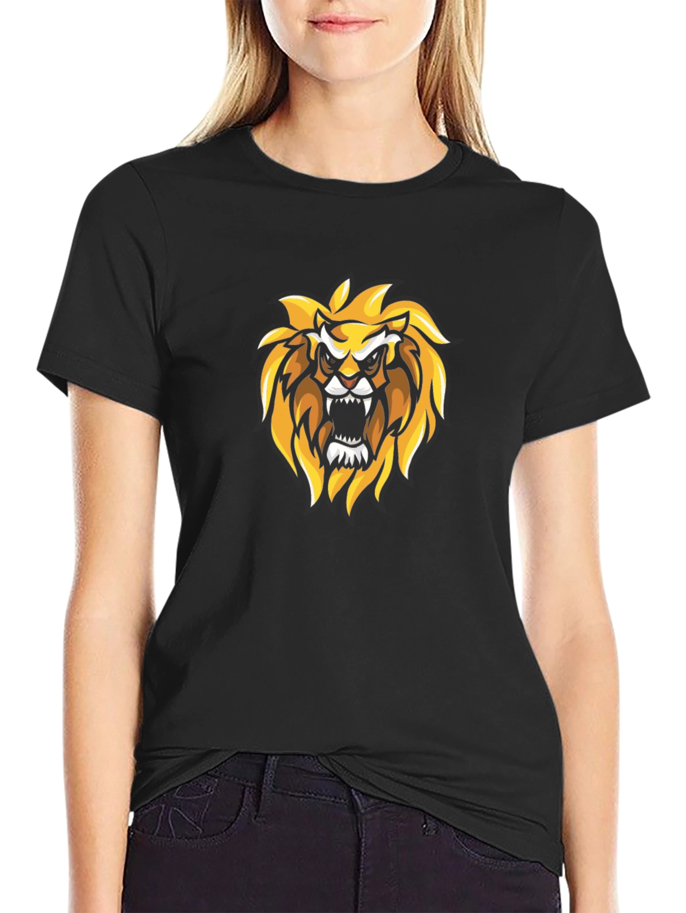 Roaring Lion Graphic Tee - Black