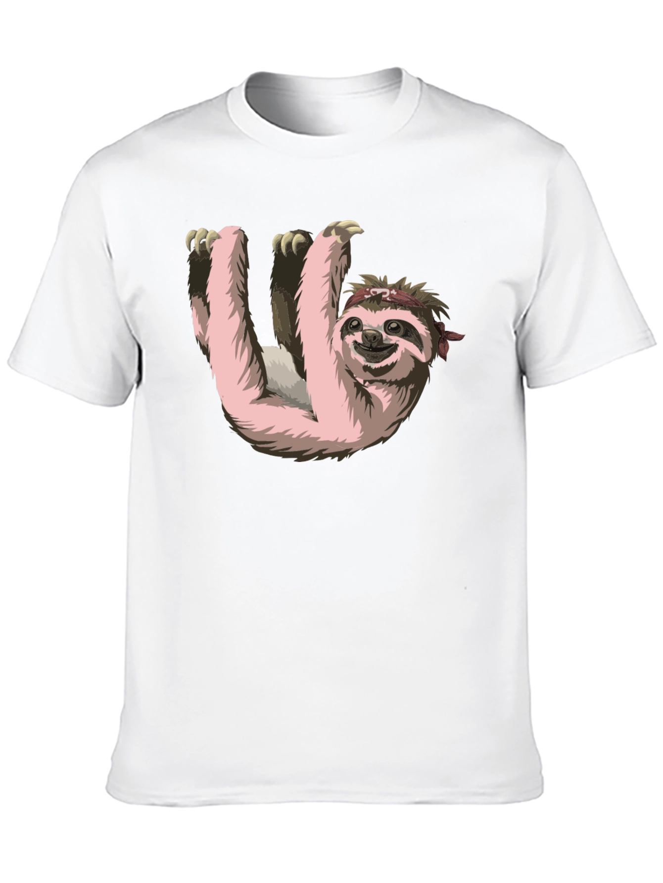 Sloth Ninja T-Shirt - Black Cotton Tee