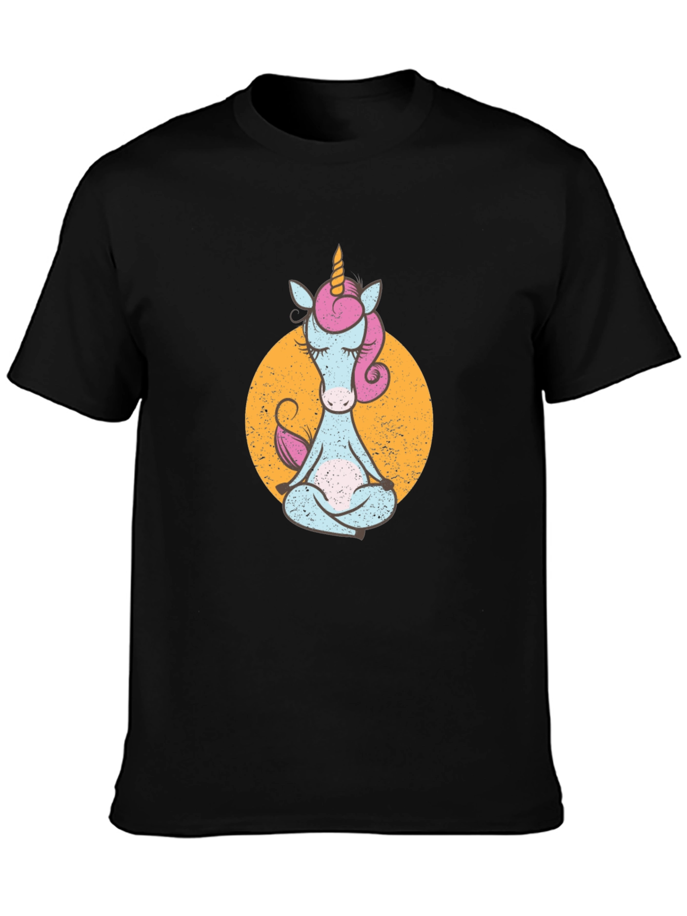 Meditating Unicorn T-Shirt - Relaxed Style