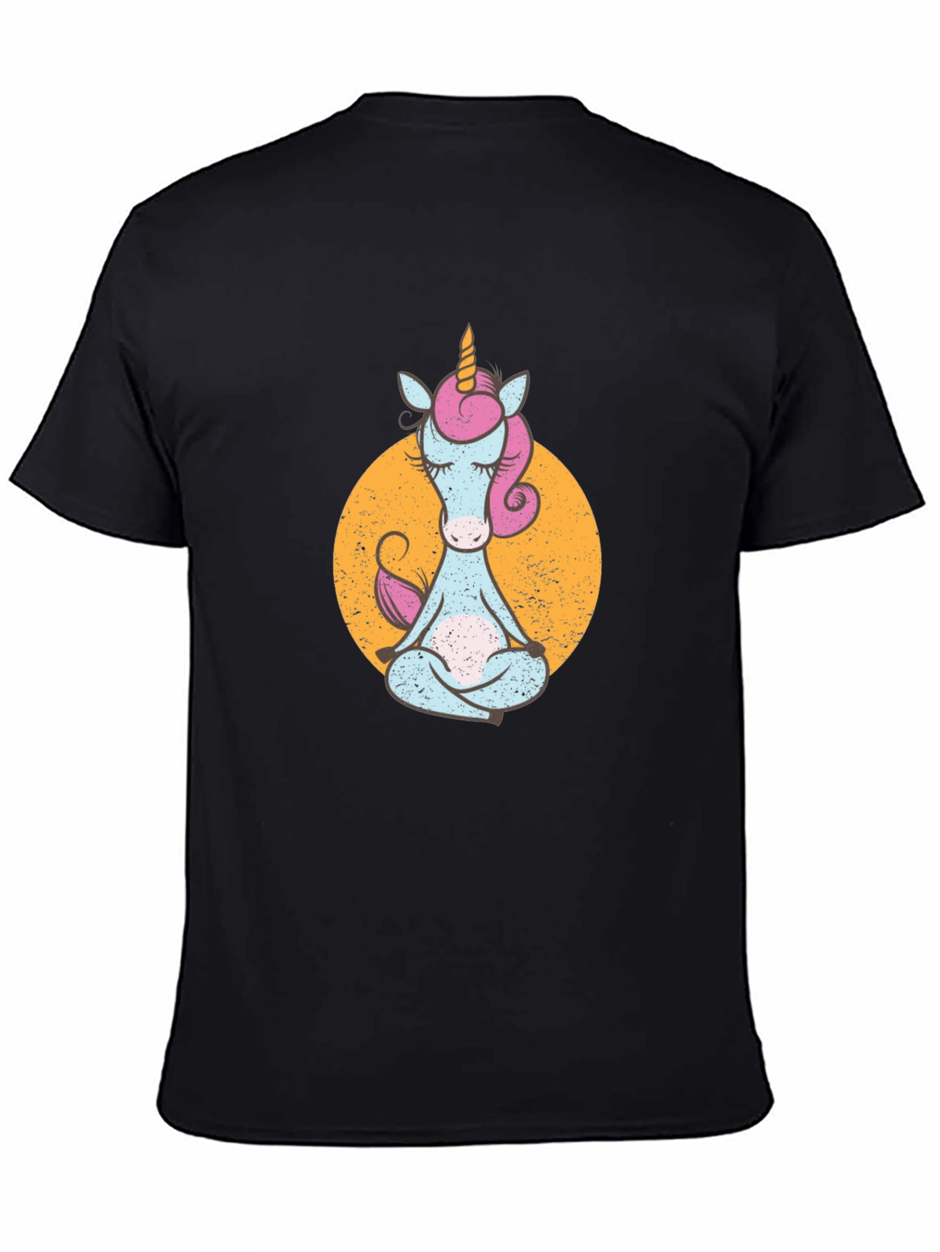 Meditating Unicorn T-Shirt - Relaxed Style