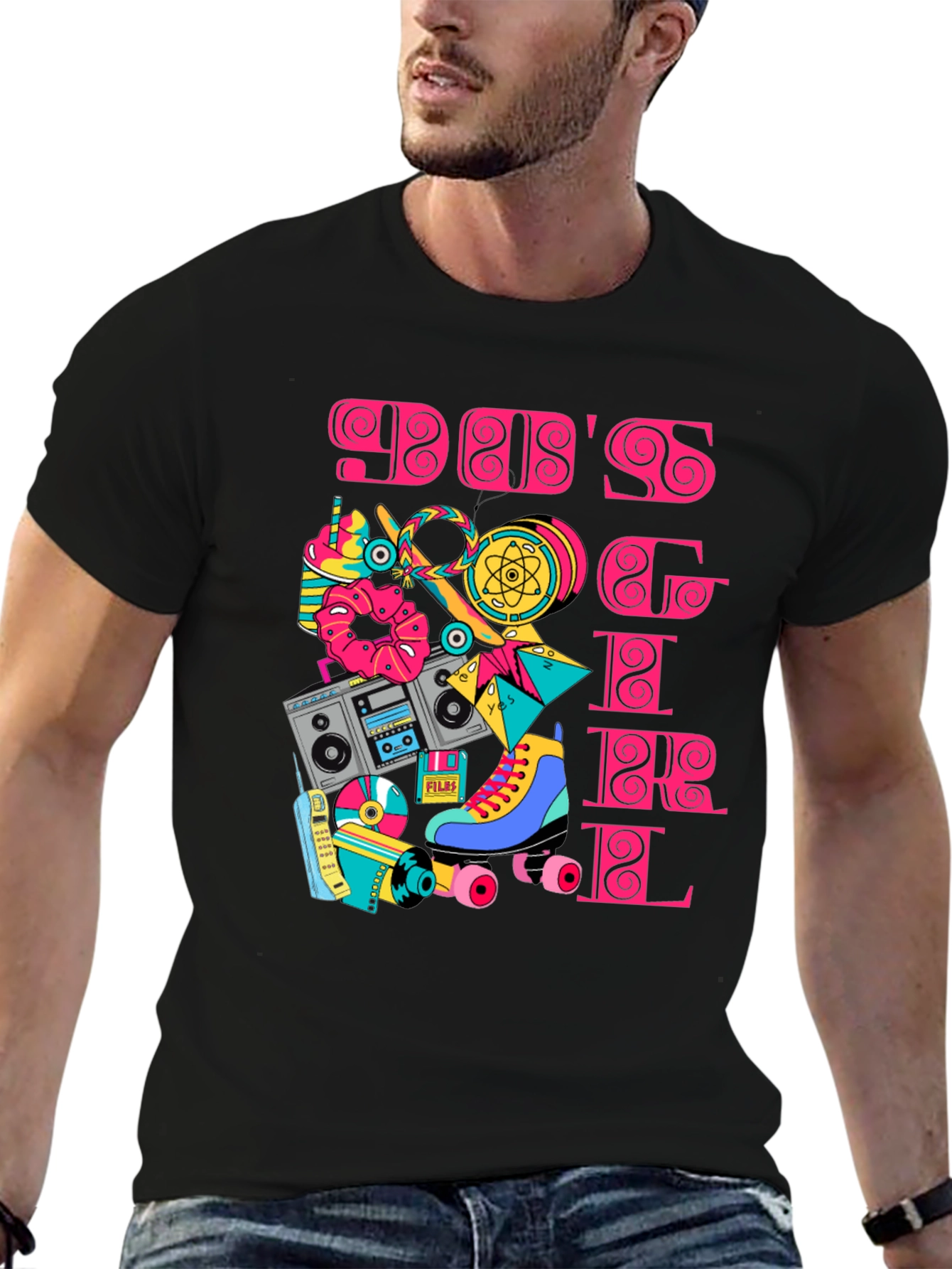 90s Girl Retro Graphic T-Shirt