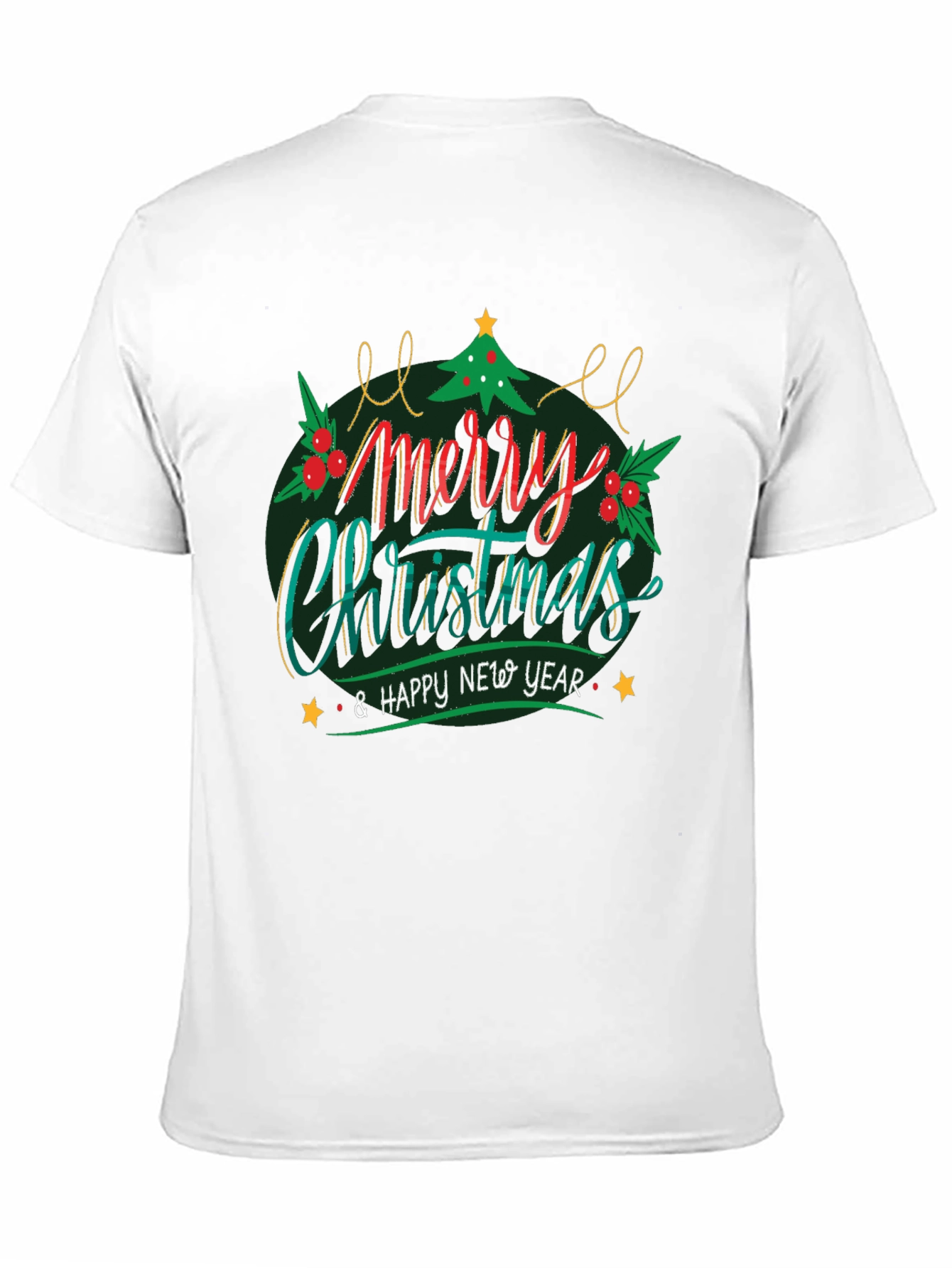 Merry Christmas & Happy New Year Graphic T-Shirt