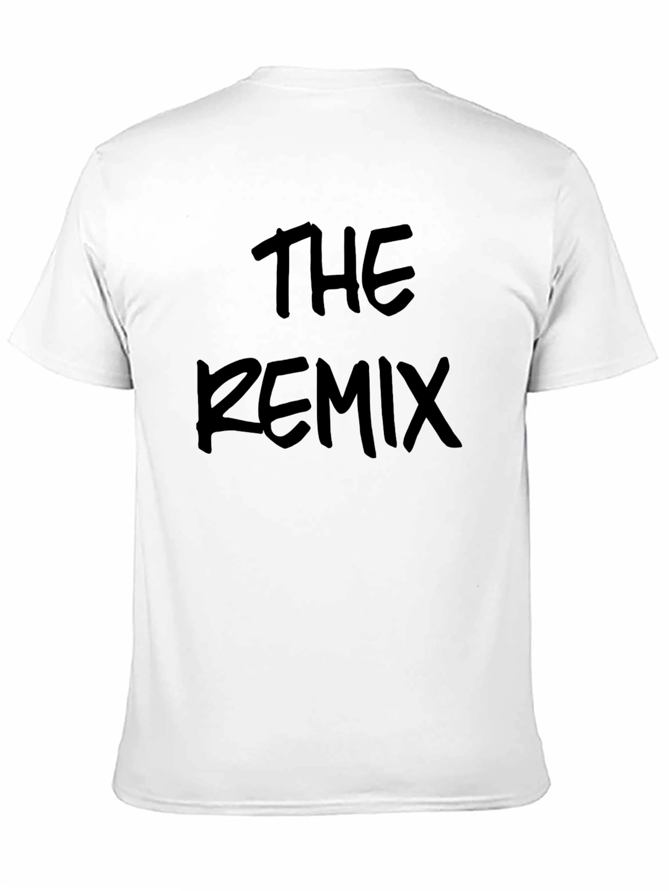 The Remix Black T-Shirt - Stylish Graphic Tee