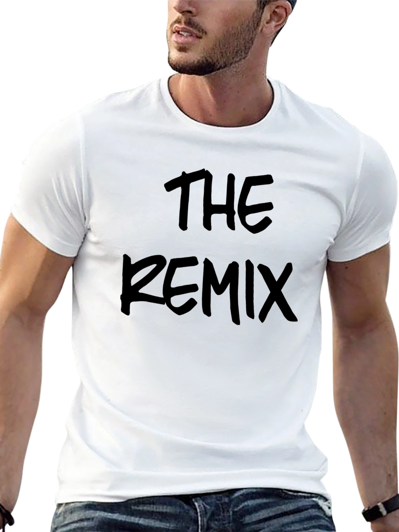 The Remix Black T-Shirt - Stylish Graphic Tee