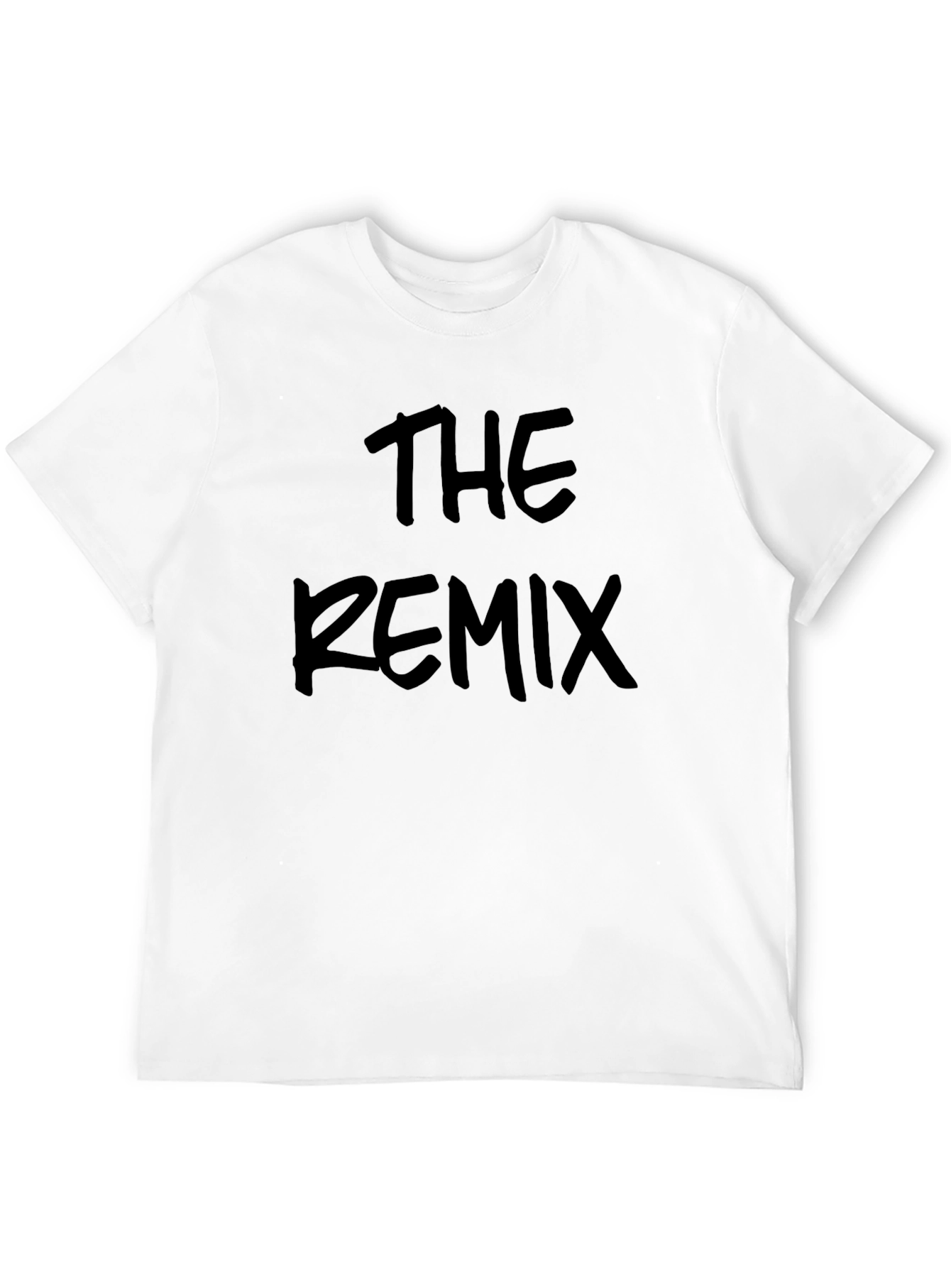 The Remix Black T-Shirt - Stylish Graphic Tee