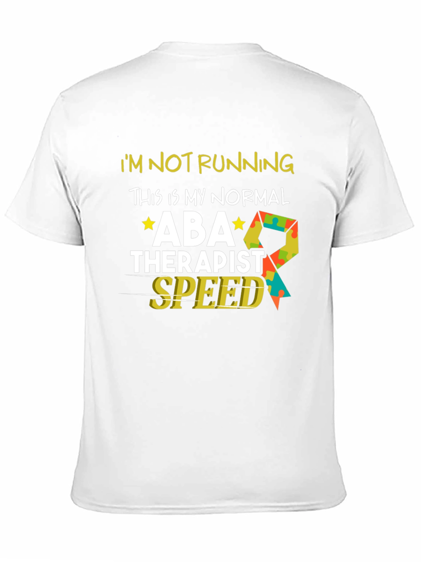 ABA Therapist Speed Black T-Shirt
