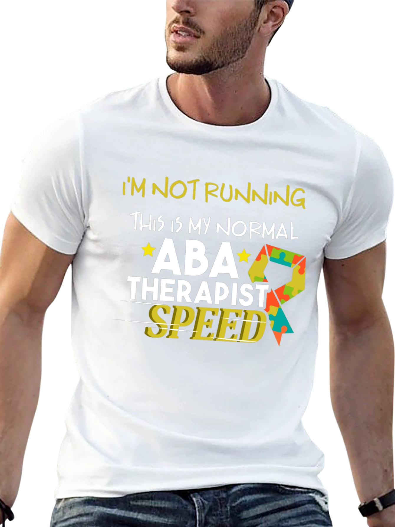 ABA Therapist Speed Black T-Shirt