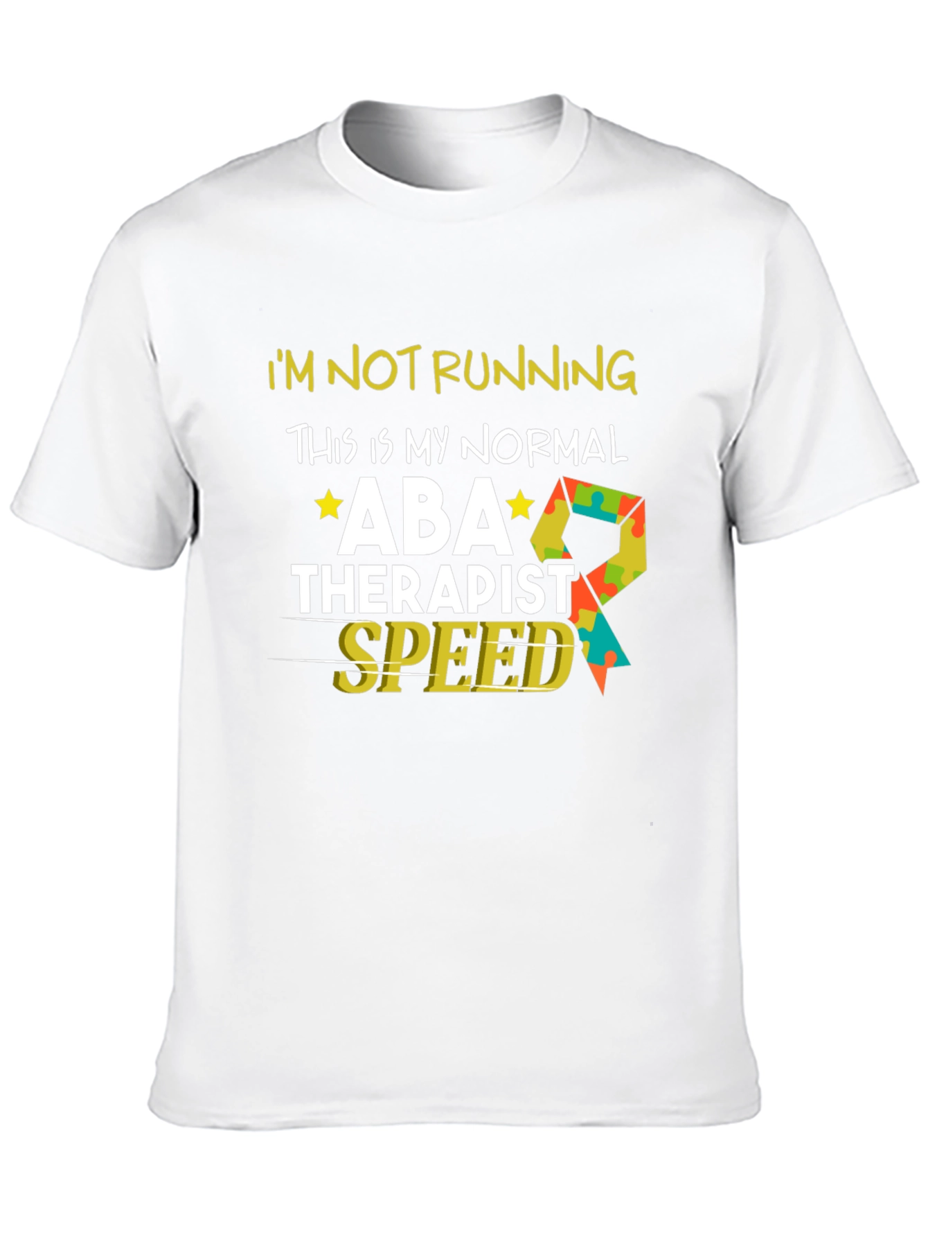 ABA Therapist Speed Black T-Shirt