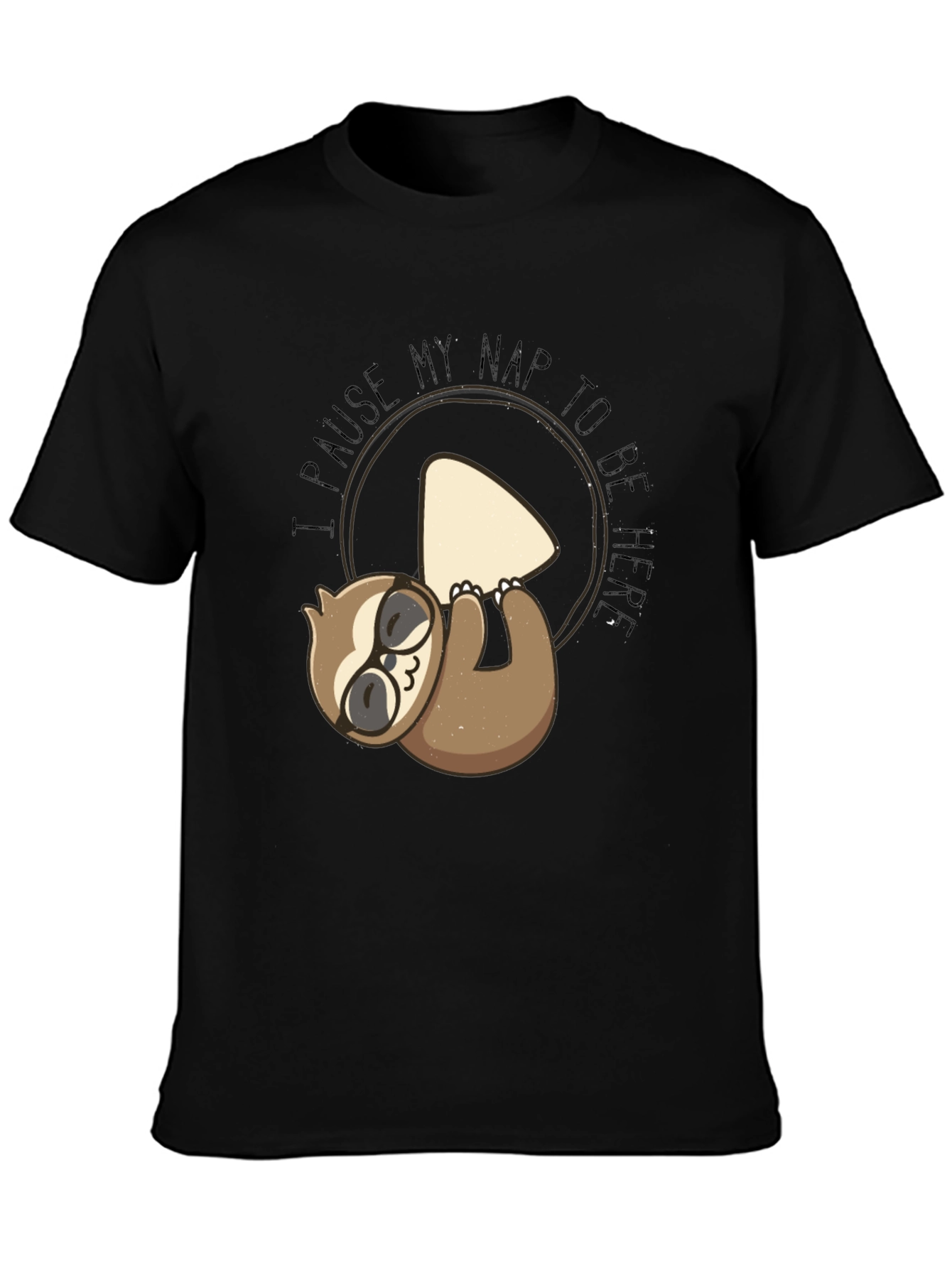 Funny Sloth Nap T-Shirt - Pause My Nap
