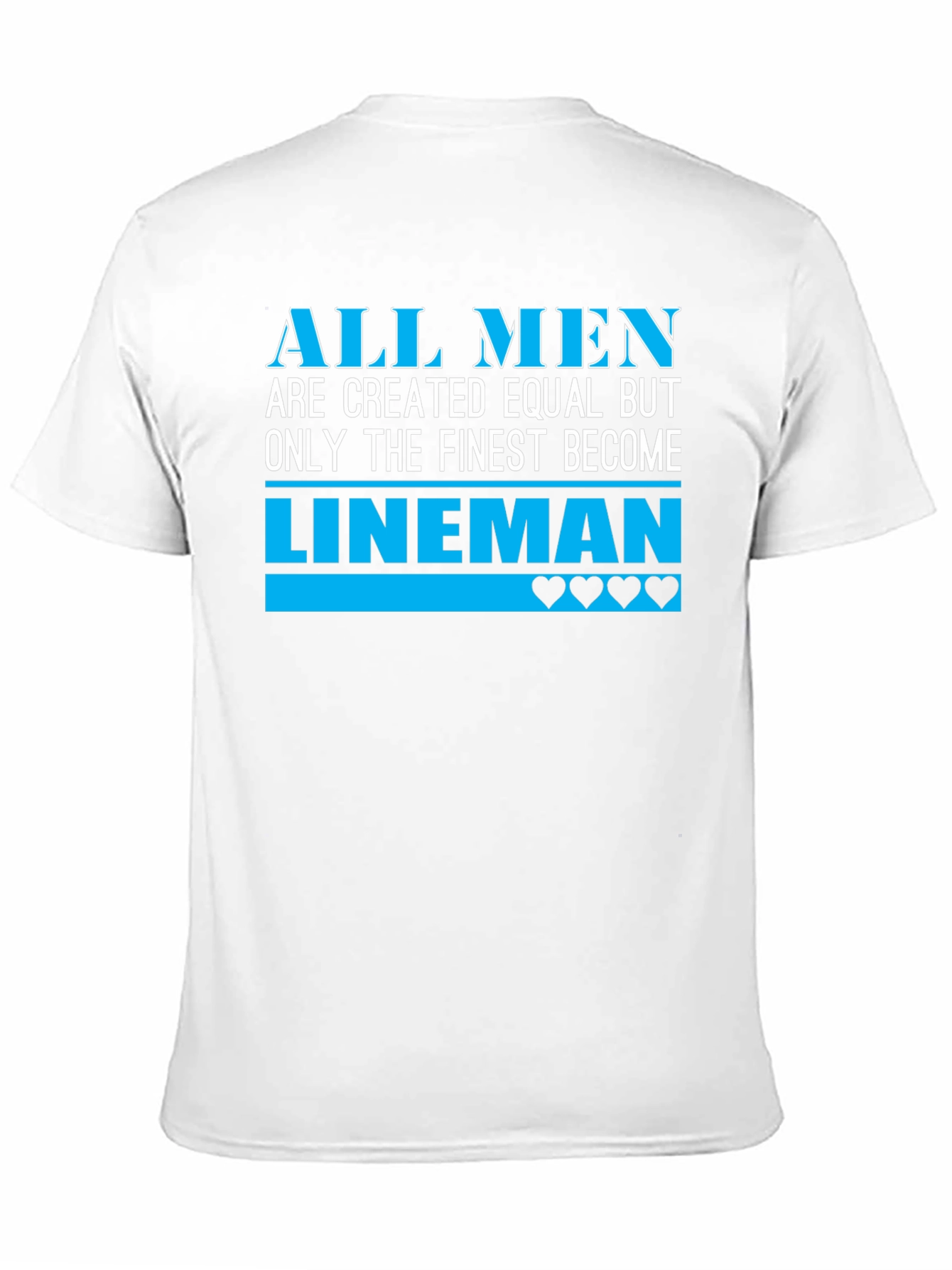 All Men Lineman Graphic Tee