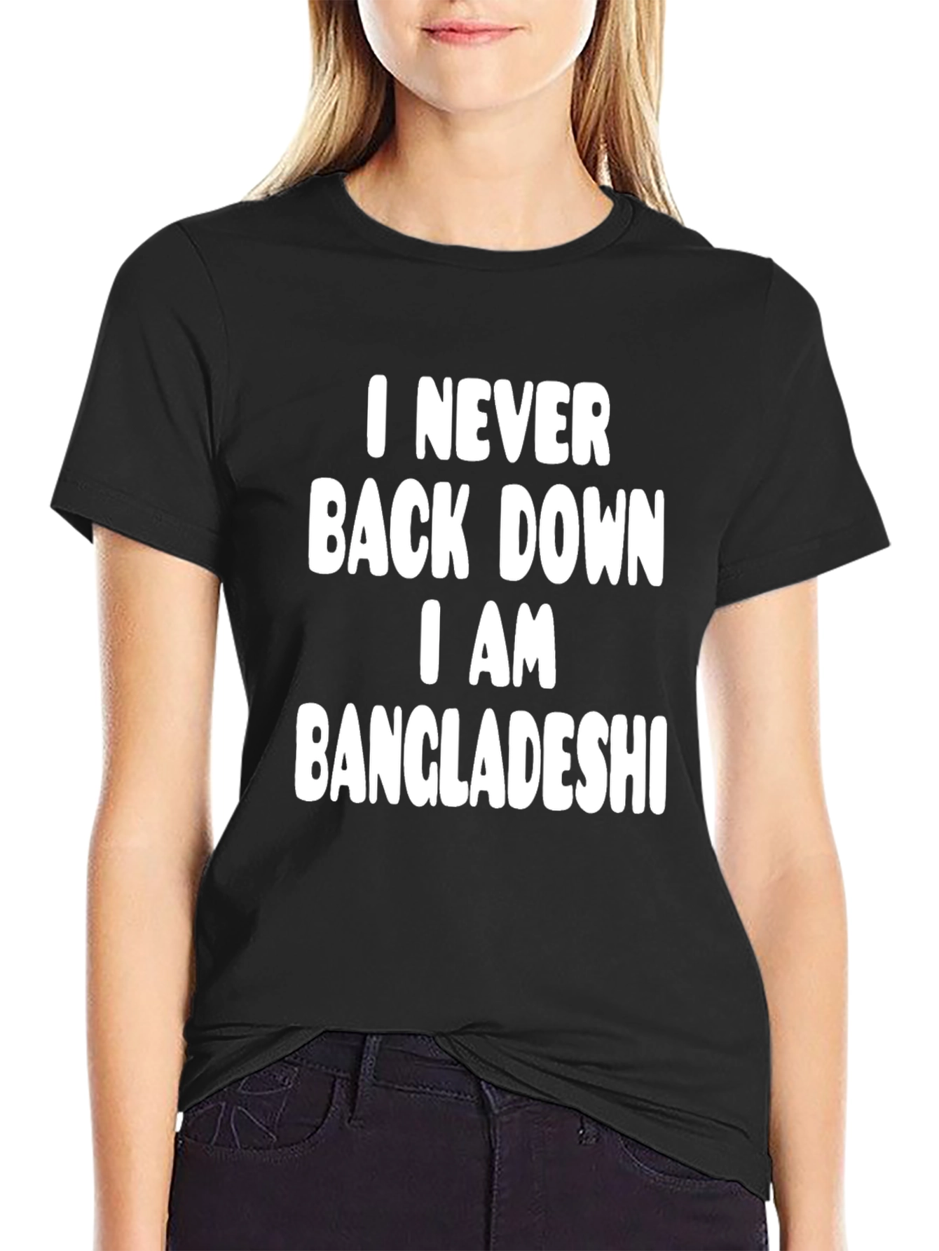 I Never Back Down Bangladeshi Pride T-Shirt