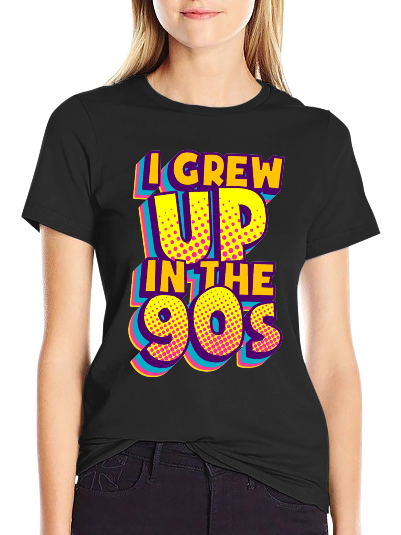 I Grew Up In The 90s Retro Nostalgia T-Shirt