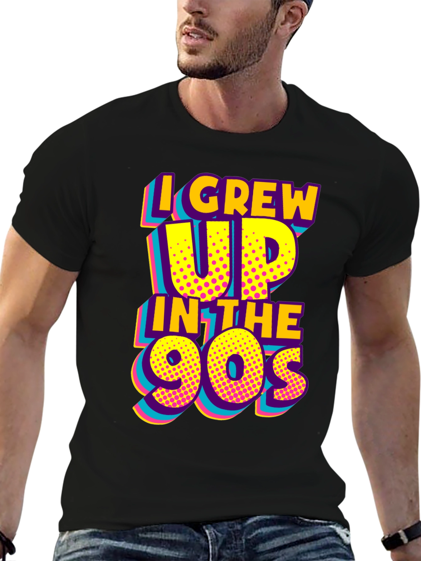 I Grew Up In The 90s Retro Nostalgia T-Shirt