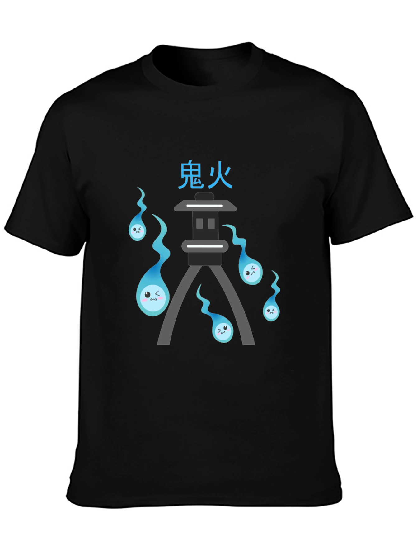 Oni Fire Anime T-Shirt - Unique Japanese Design