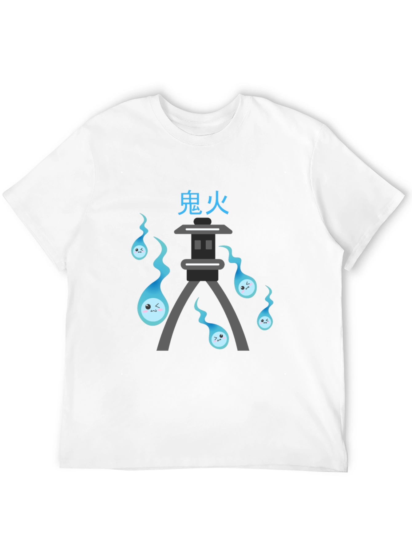 Oni Fire Anime T-Shirt - Unique Japanese Design