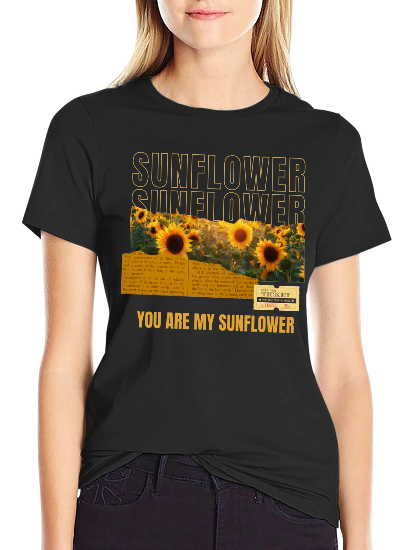 Sunflower Graphic T-Shirt