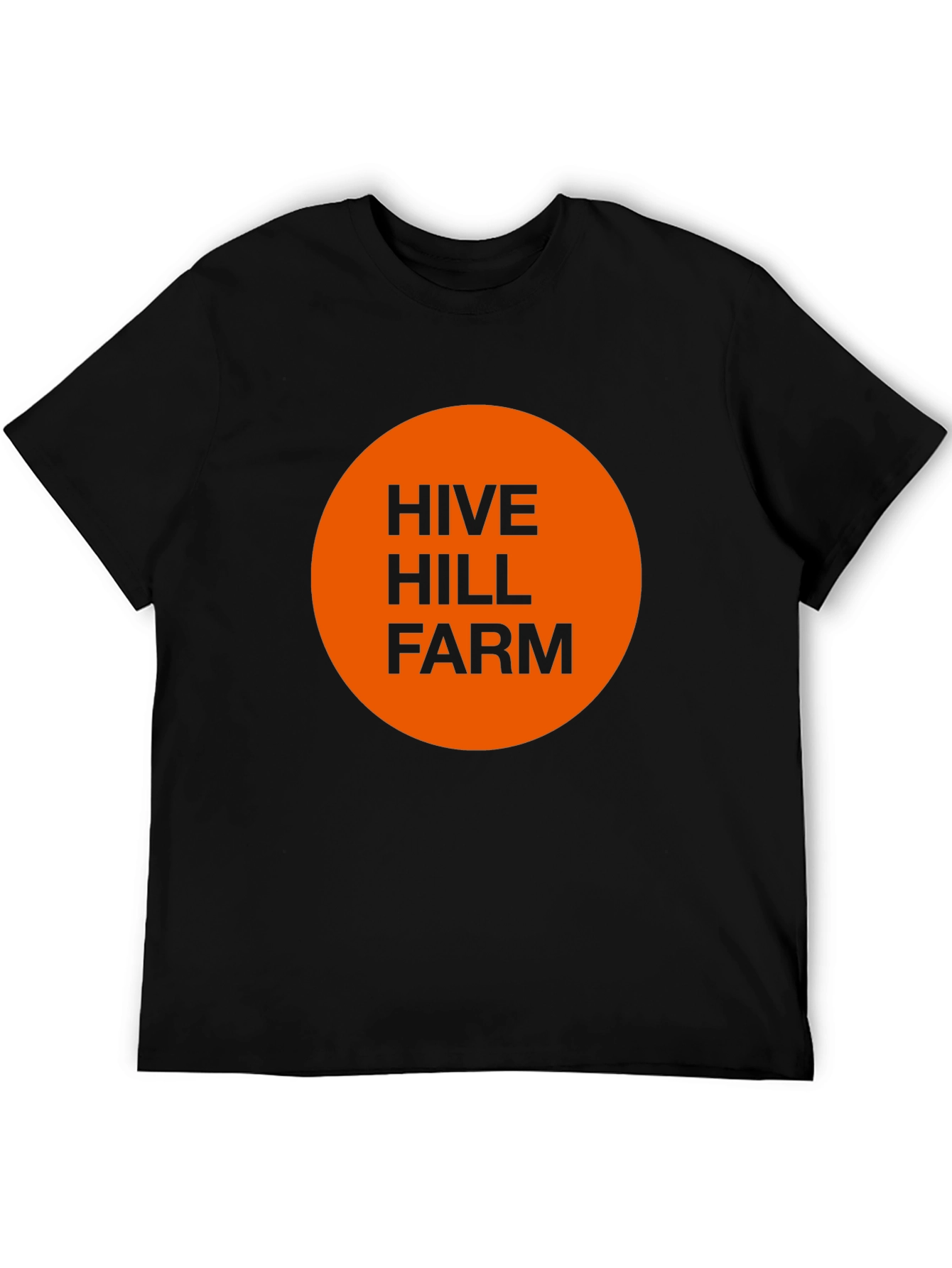 Hive Hill Farm Graphic Tee - Black Cotton T-Shirt