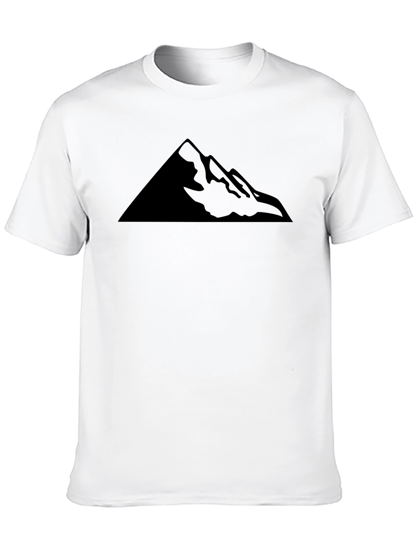 Mountain Peak Graphic Tee - Black