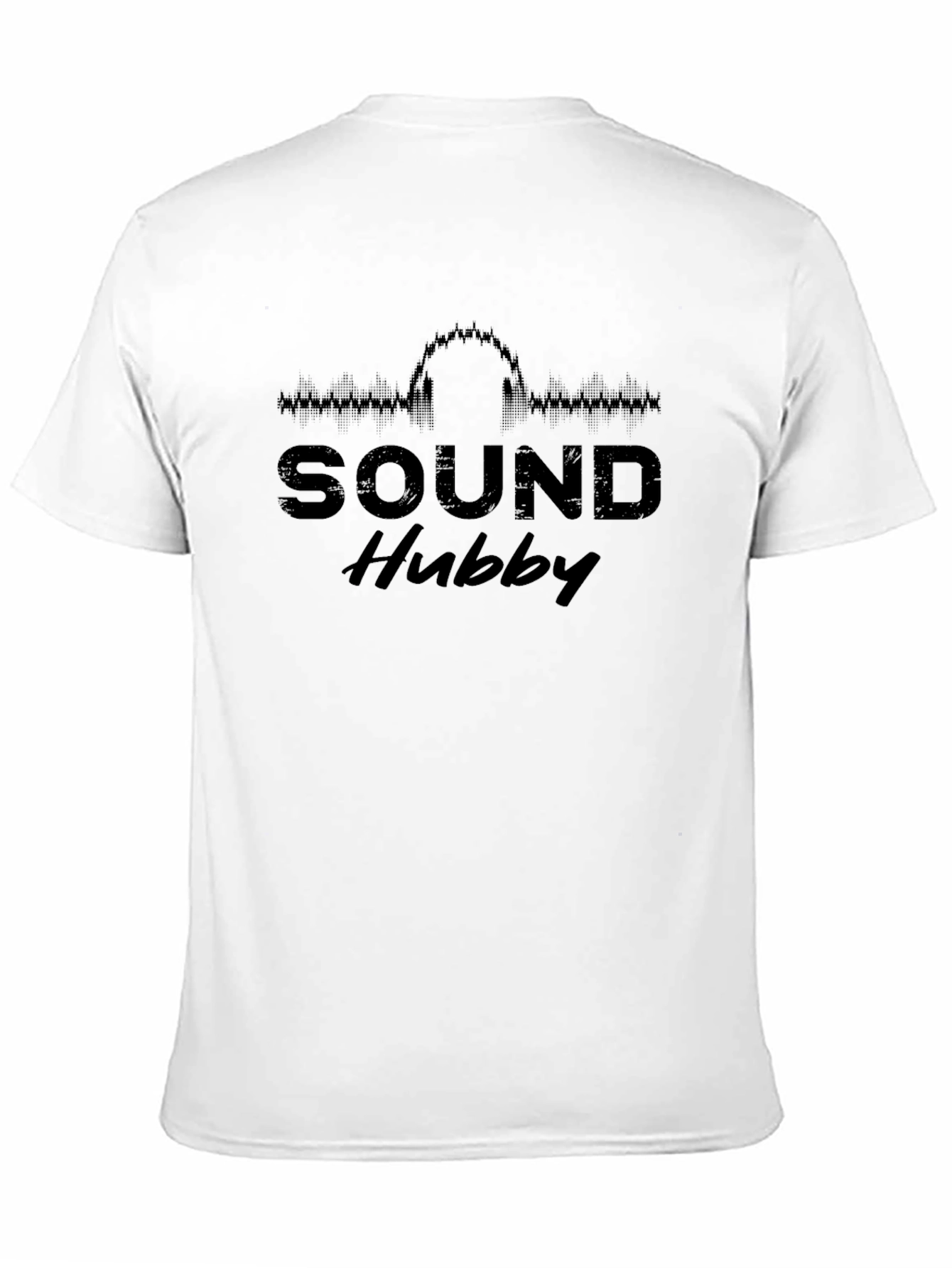 Sound Hubby Black T-Shirt - Music Lover Gift