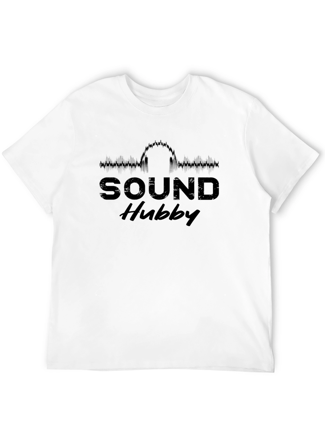 Sound Hubby Black T-Shirt - Music Lover Gift