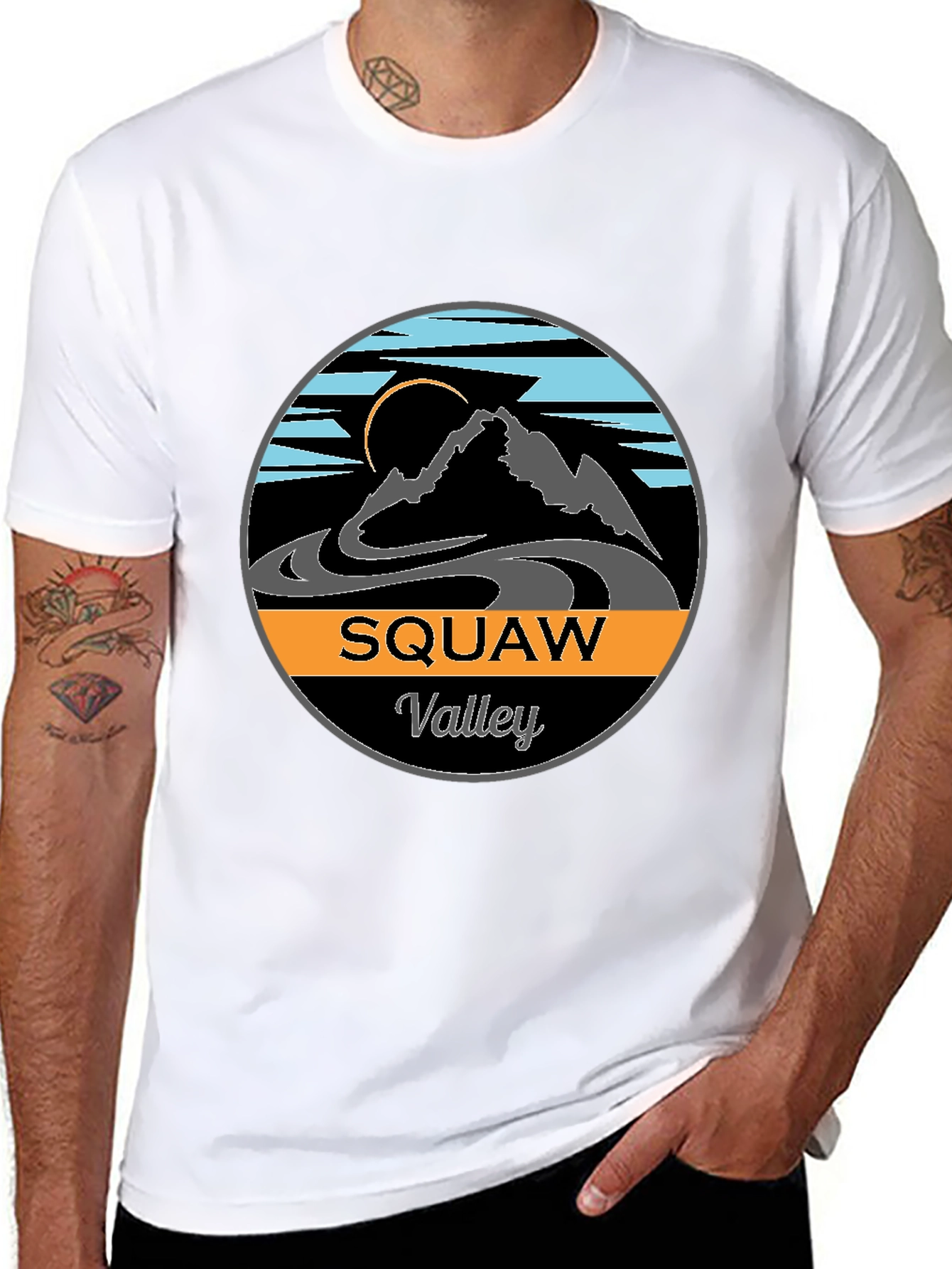 Squaw Valley Graphic Tee - Mountain Design