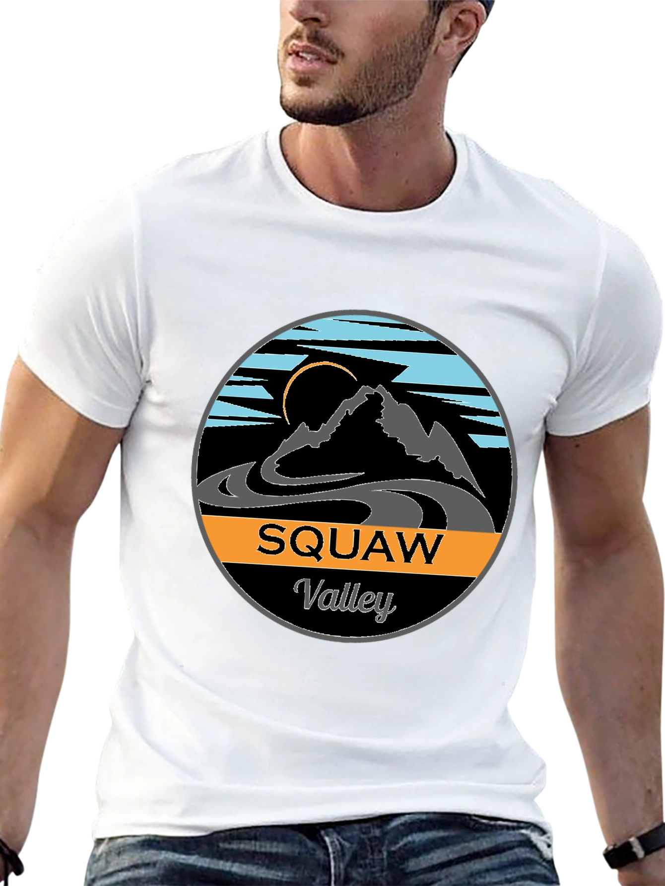 Squaw Valley Graphic Tee - Mountain Design