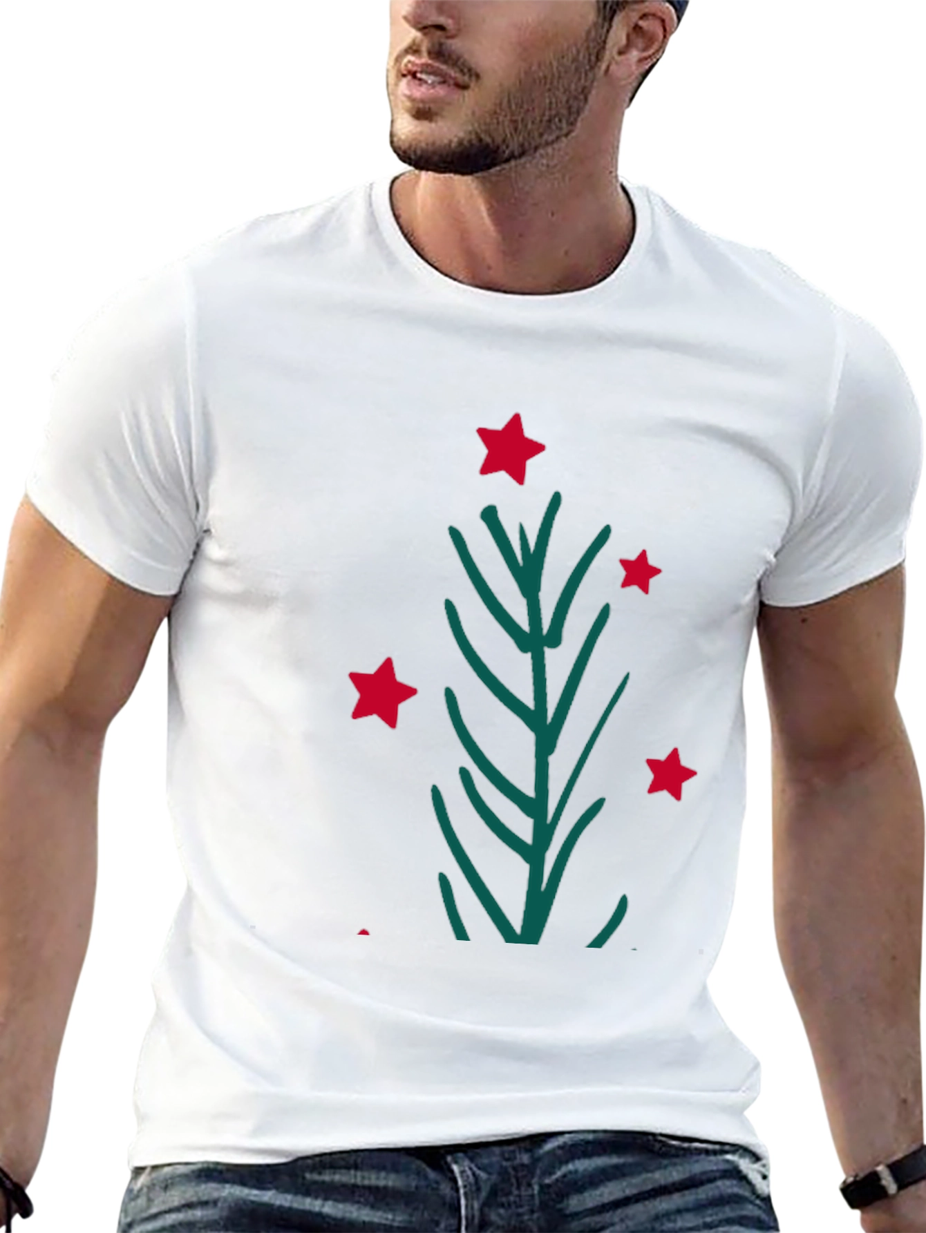 Festive Holiday Tree Graphic Tee